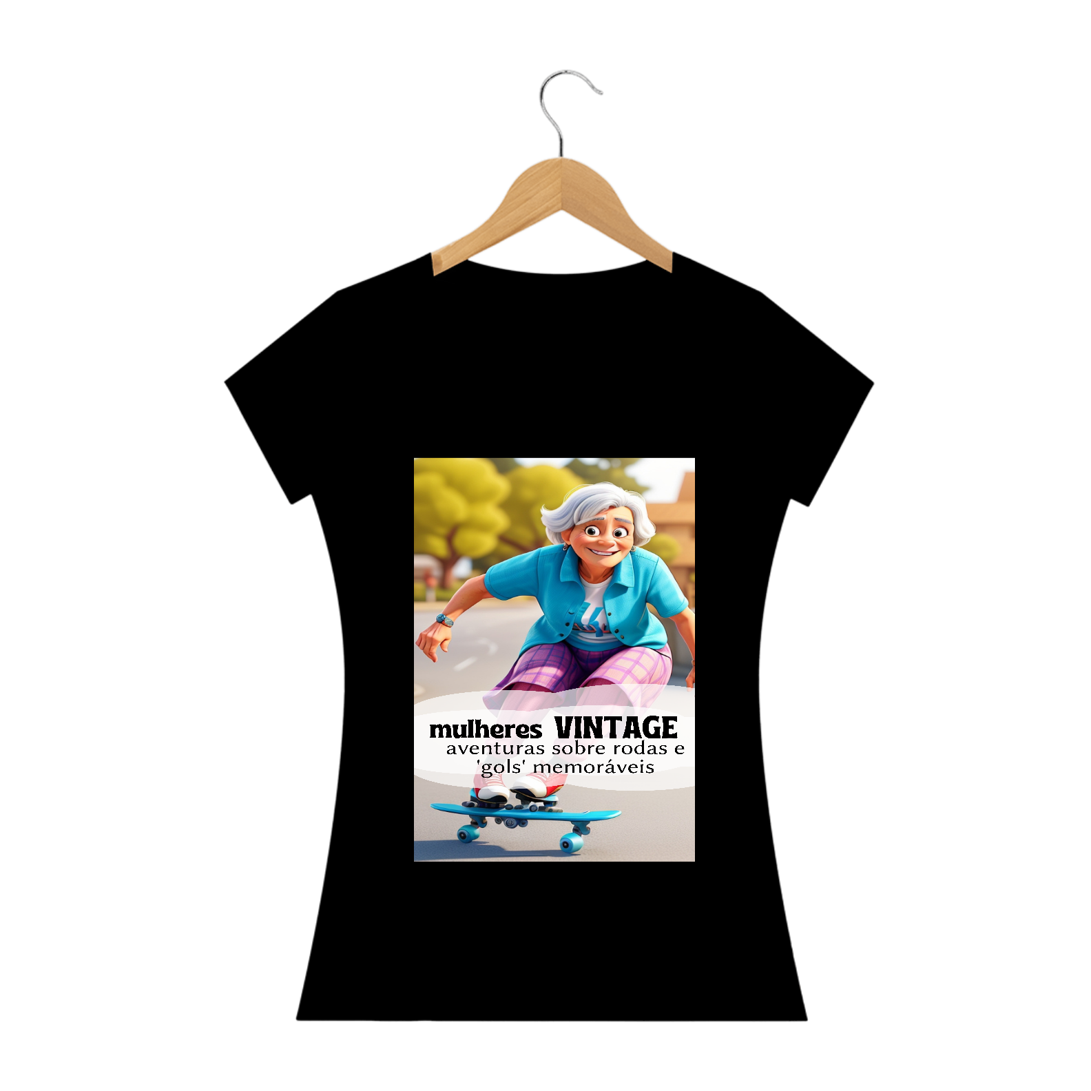 Camisa 'Aventureira' - Adolescente Vintage