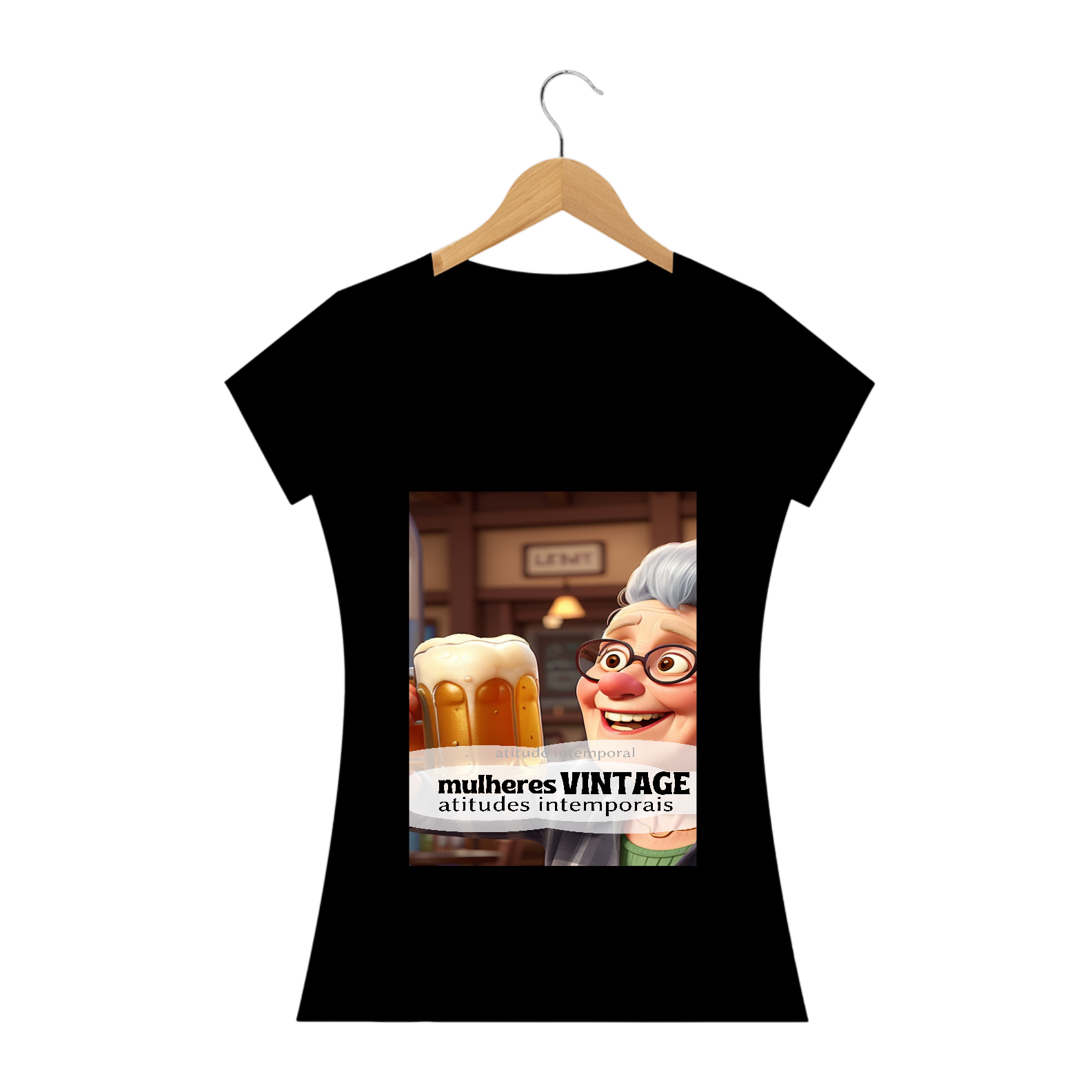 Camisa feminina 'Irrestrita' - Adolescente Vintage