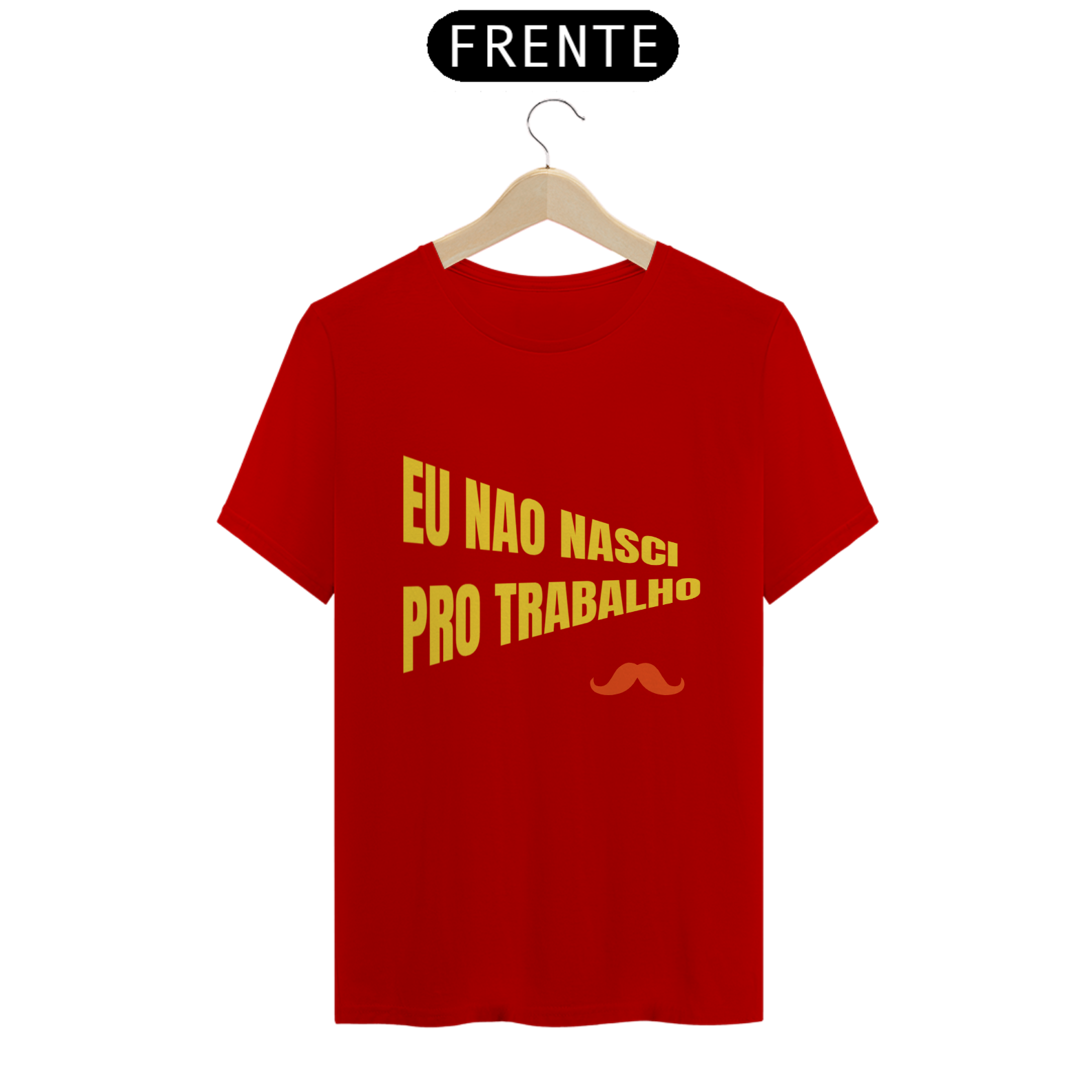 Nome do produto: Camiseta Frases Humor Eu Não Nasci Pro Trabalho 