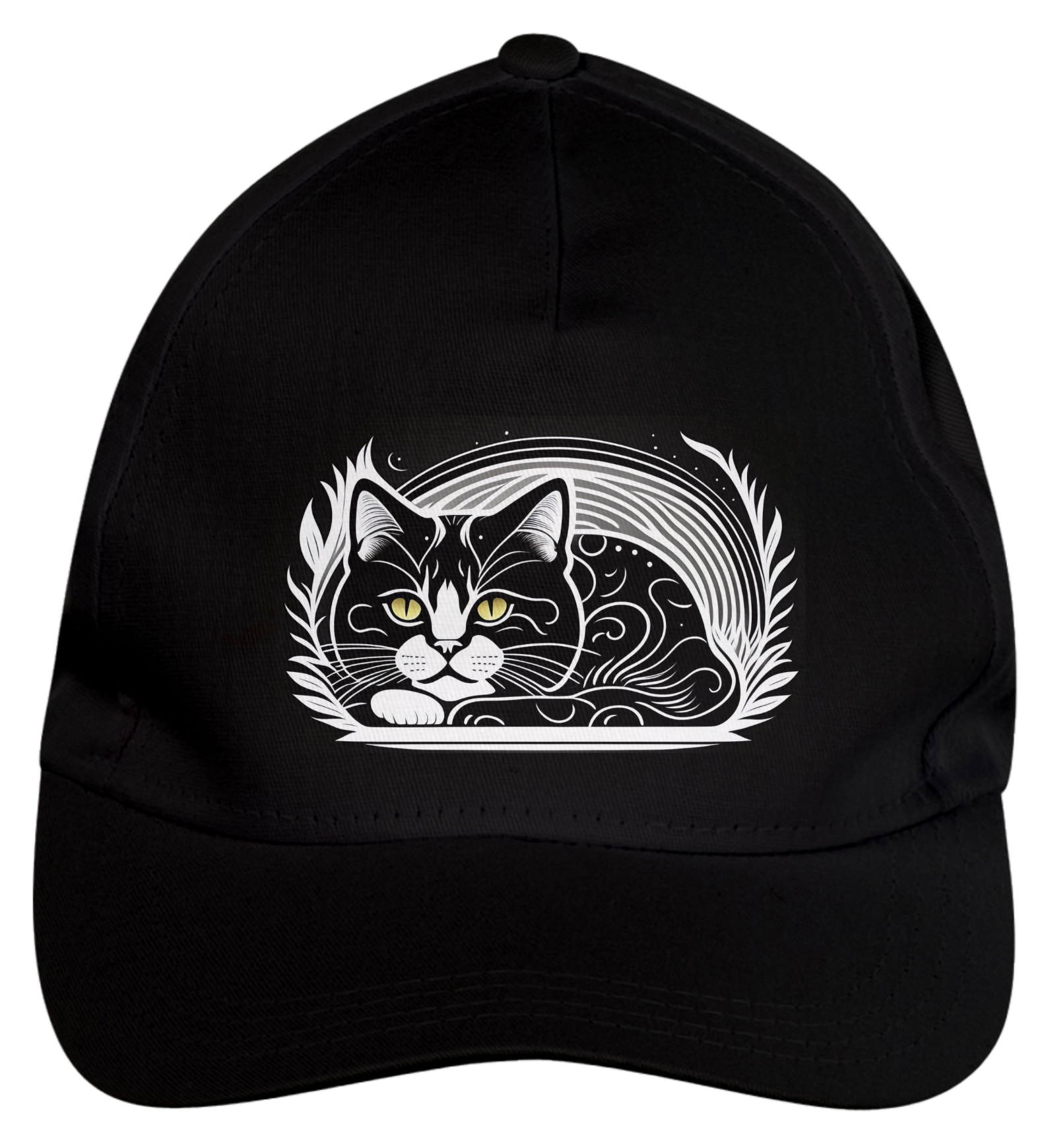 Nome do produto  Boné preto do gatinho