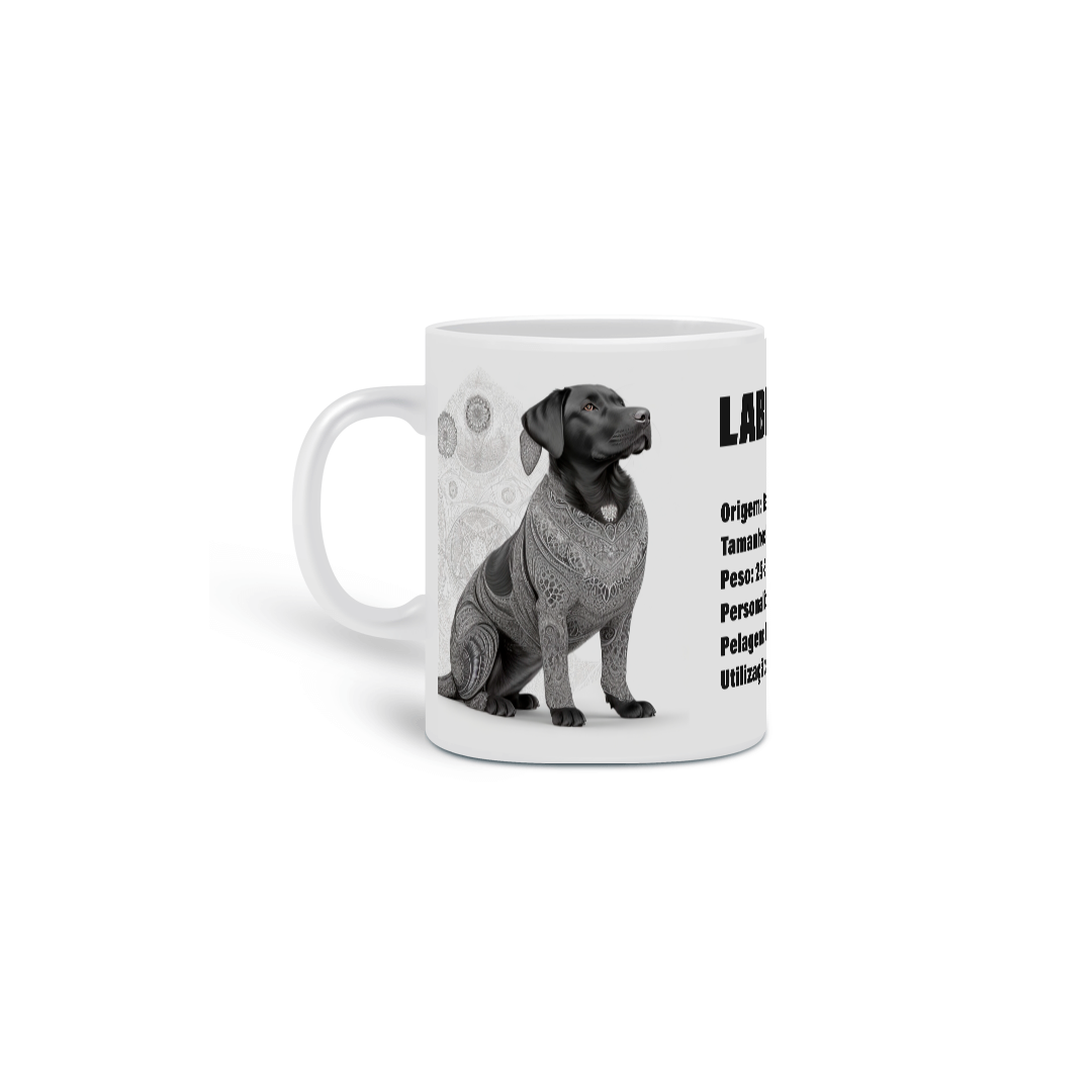 0000255 -  Caneca Pet Dog 001 Labrador Retriever