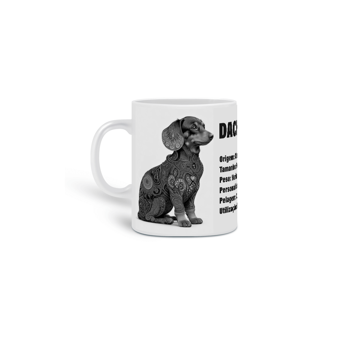 0000260 -  Caneca Pet Dog 006 Dachshund (Salsicha)