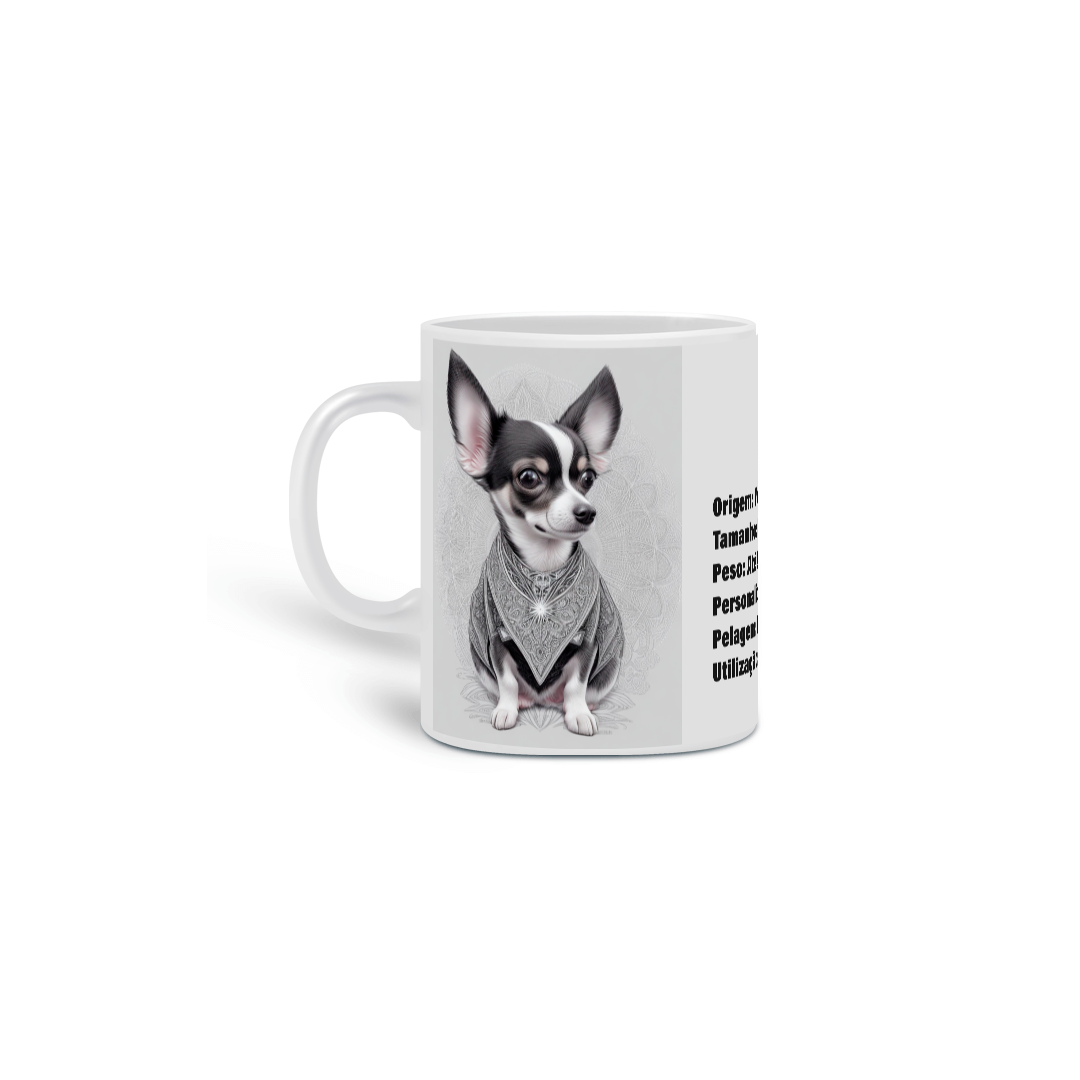 0000261 -  Caneca Pet Dog 007 Chihuahua