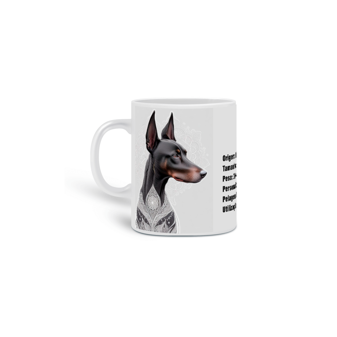 0000269 -  Caneca Pet Dog 015 Dobermann