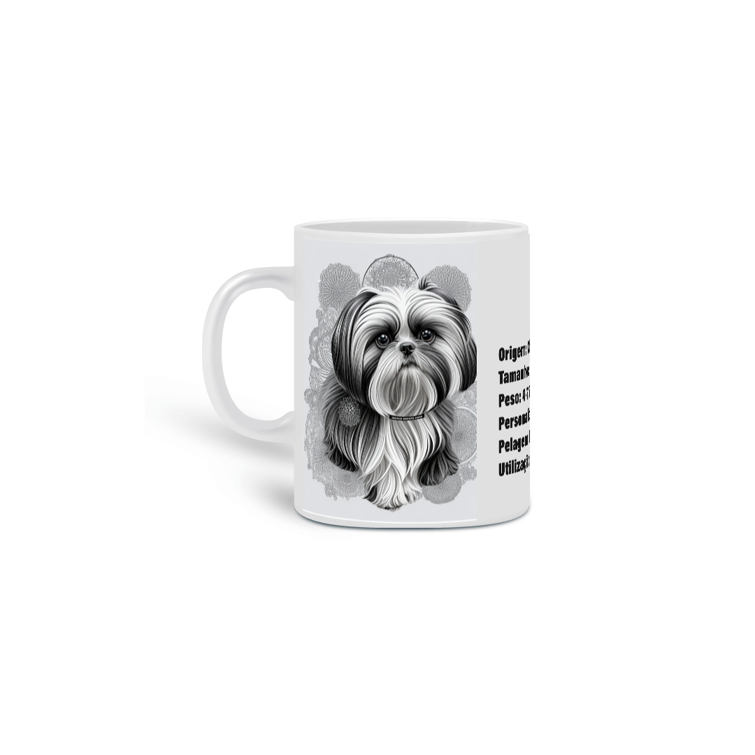 0000270 -  Caneca Pet Dog 016 Shih Tzu