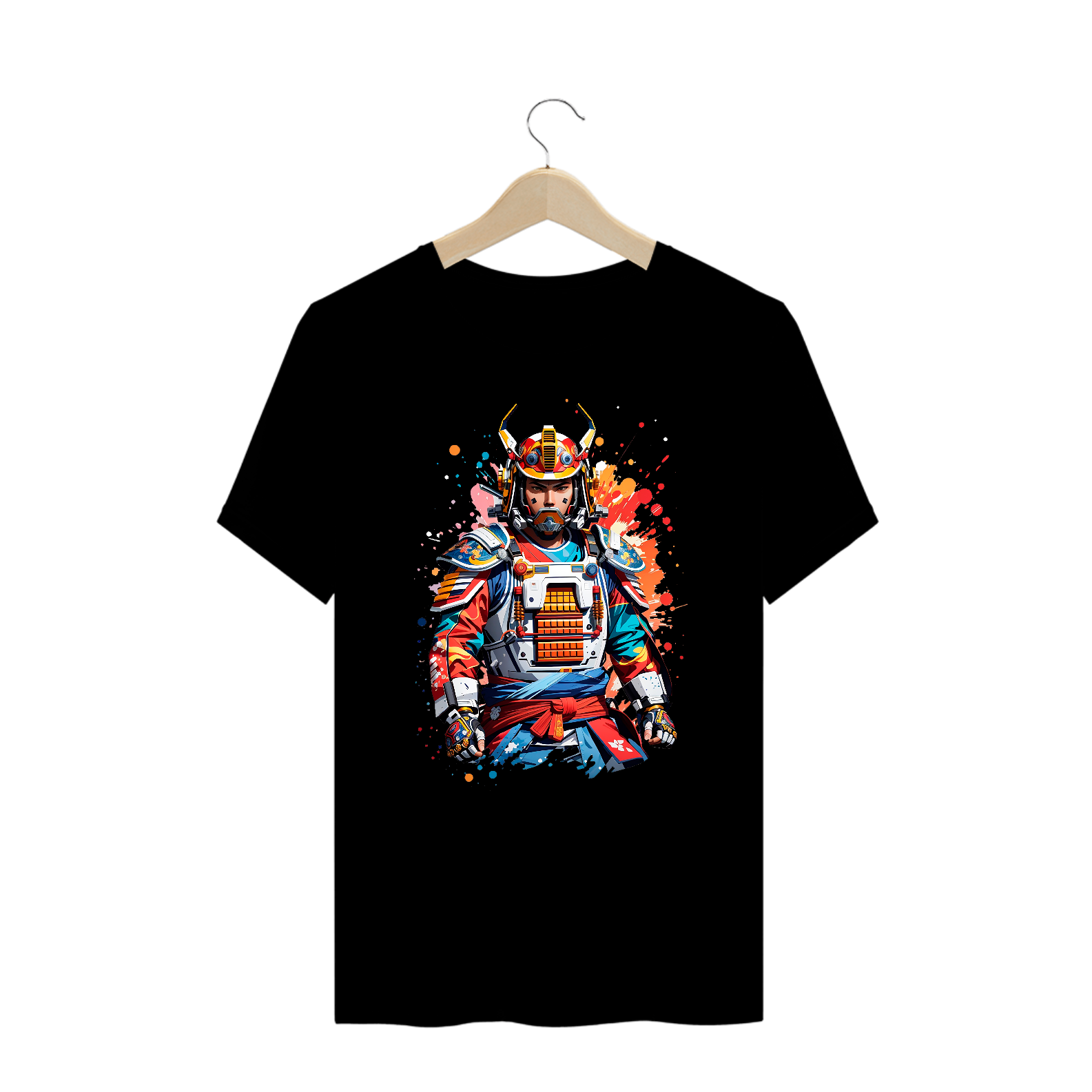 0000083 - T-Shirt Plus Size Grafitti Art 020 Samurai