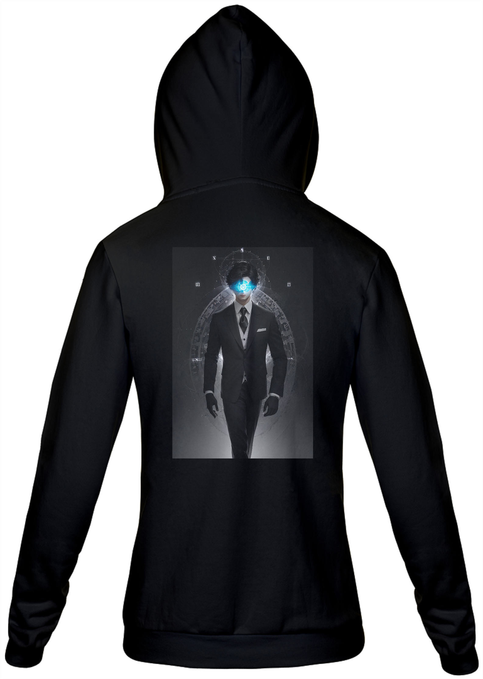 0000193 - Moletom Com Zíper Som, Mente, Tempo e Mistério 004