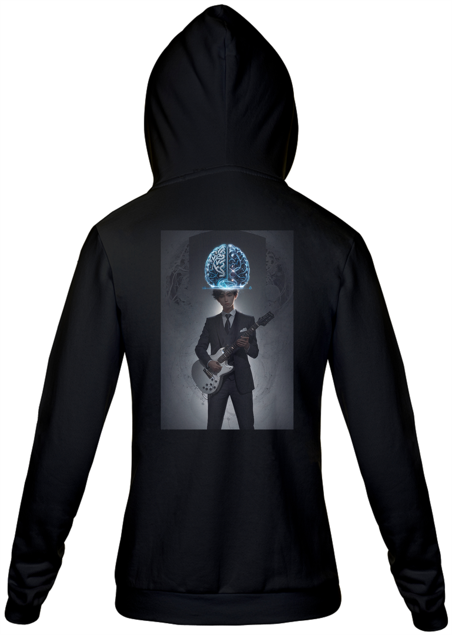 0000198 - Moletom Com Zíper Som, Mente, Tempo e Mistério 009