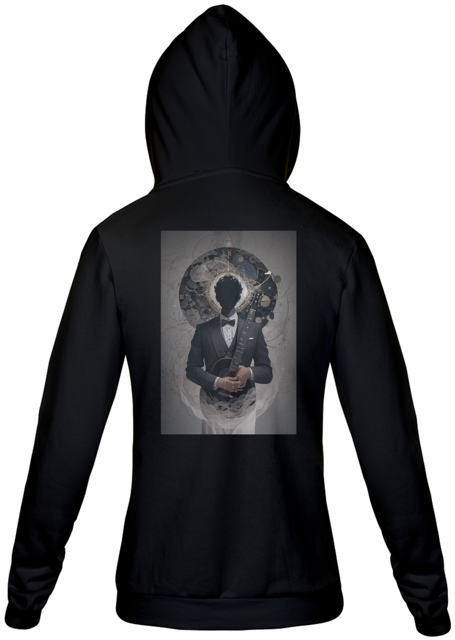 0000209 - Moletom Com Zíper Som, Mente, Tempo e Mistério 020