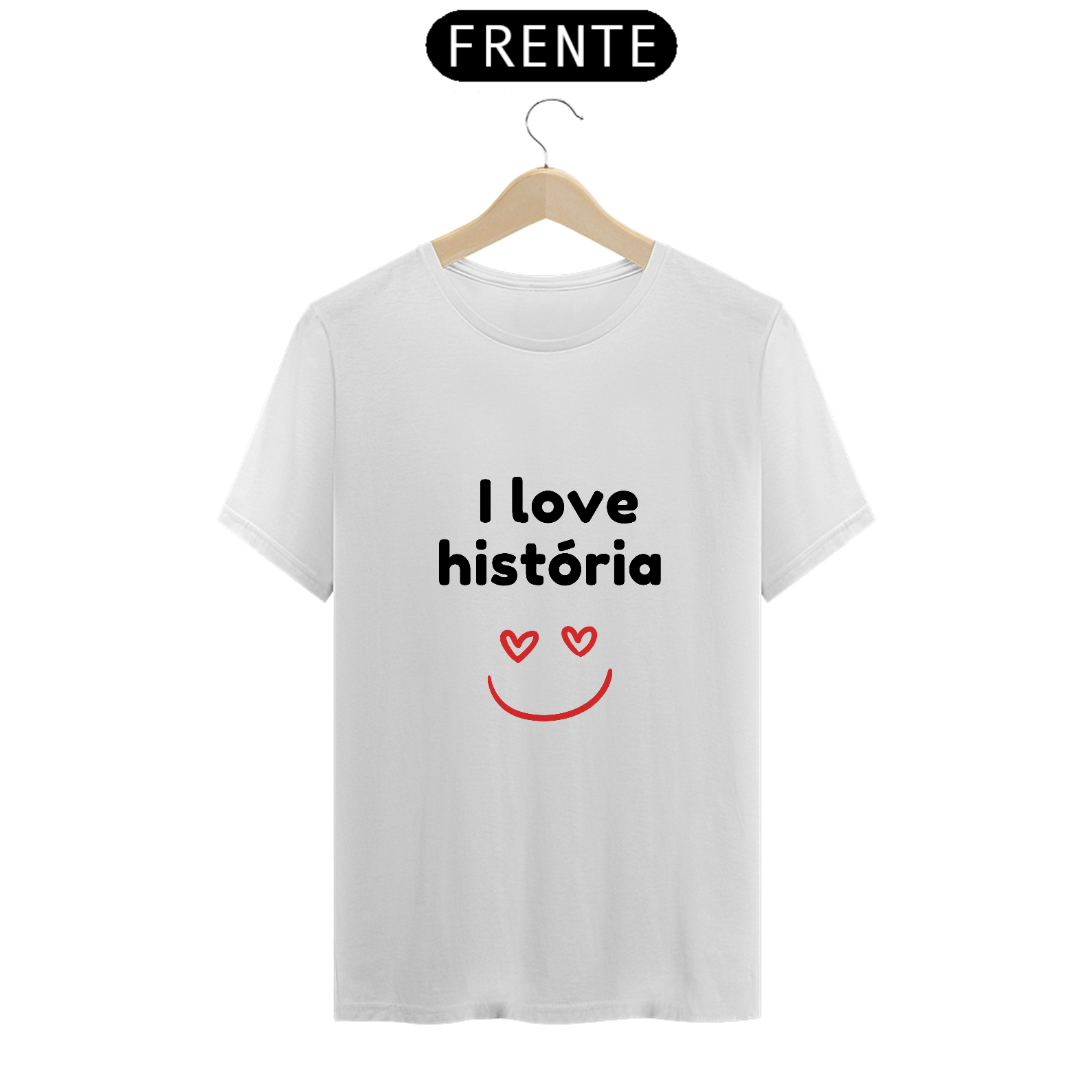 Camiseta - I love história