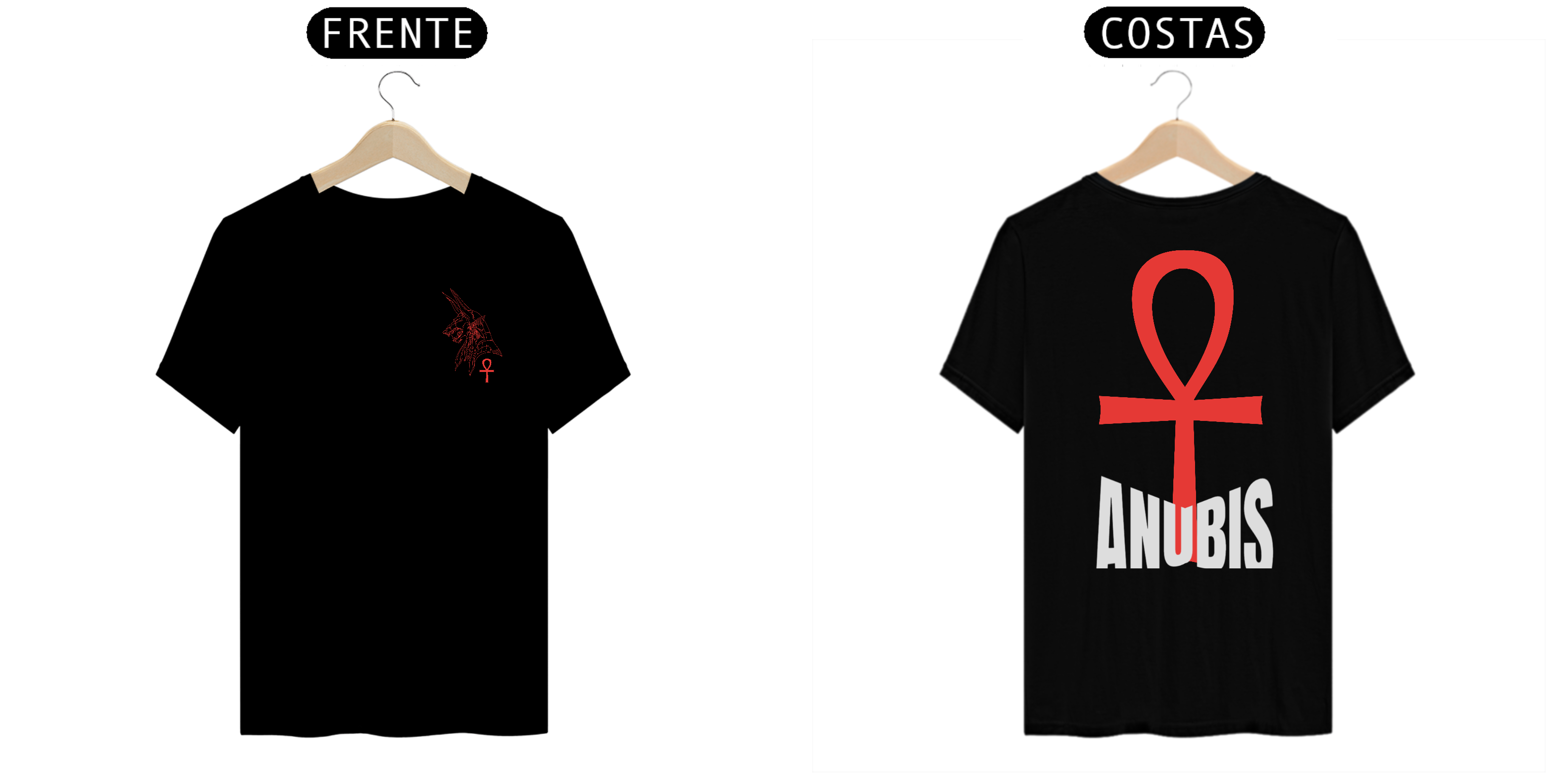 Camiseta do Deus Anubis