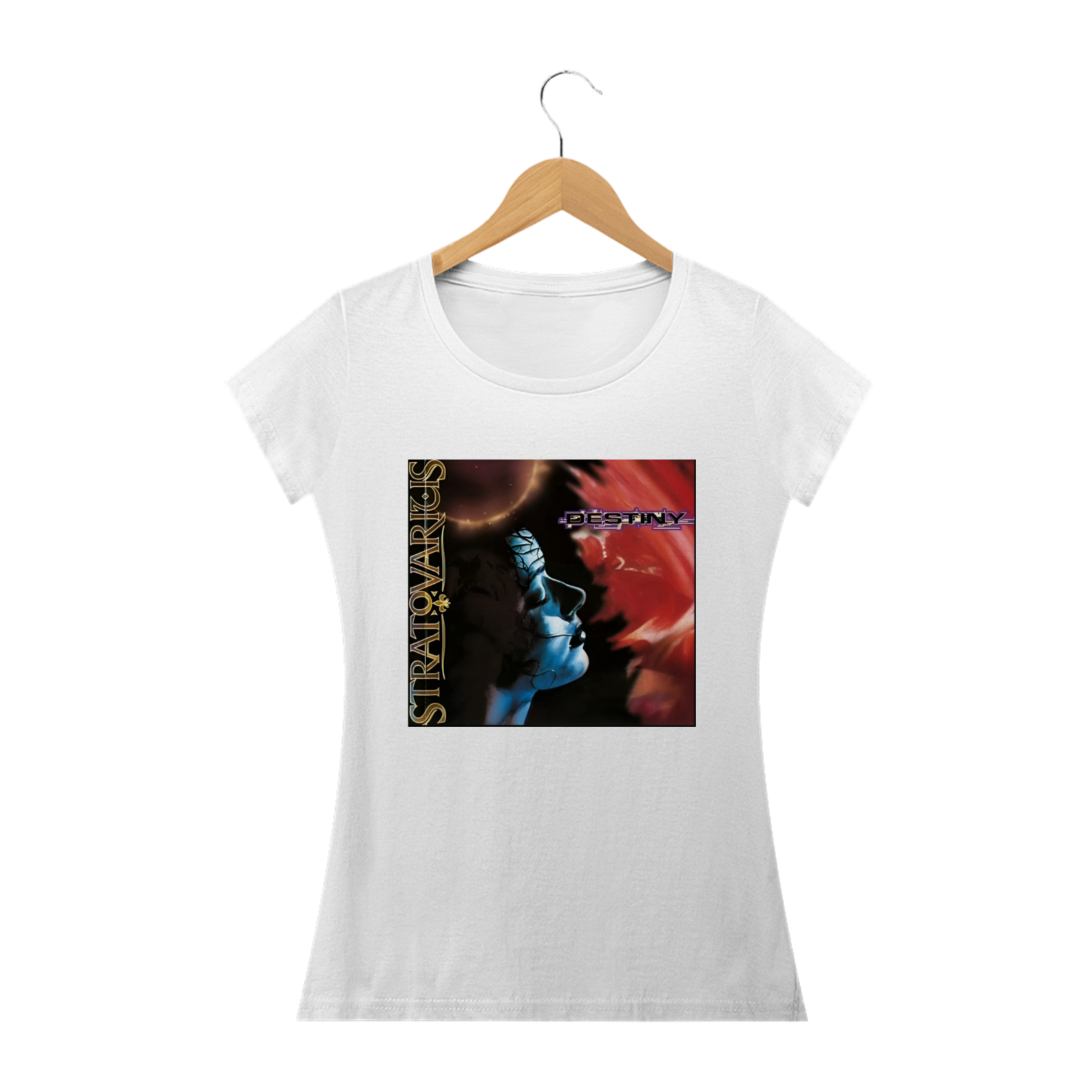 Camiseta Baby Look Classic Feminina - Stratovarius - Destiny
