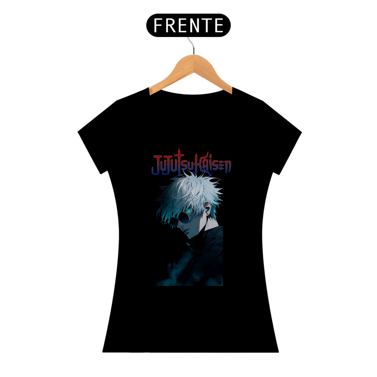 Camiseta Juutsu Kaisen Satoru Gojo Feminina, SUPER PROMOÇÃO
