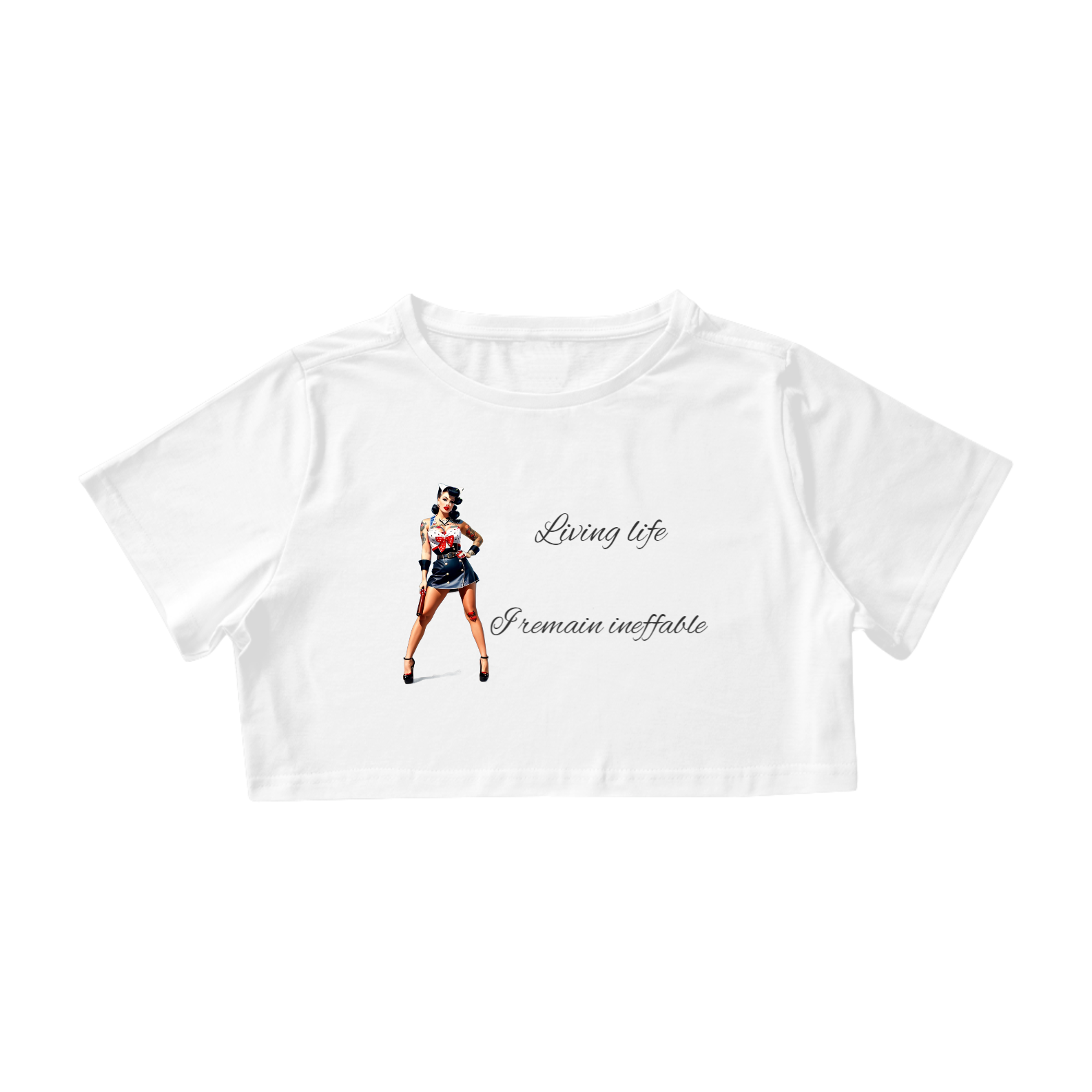 Camiseta Cropped PinUp