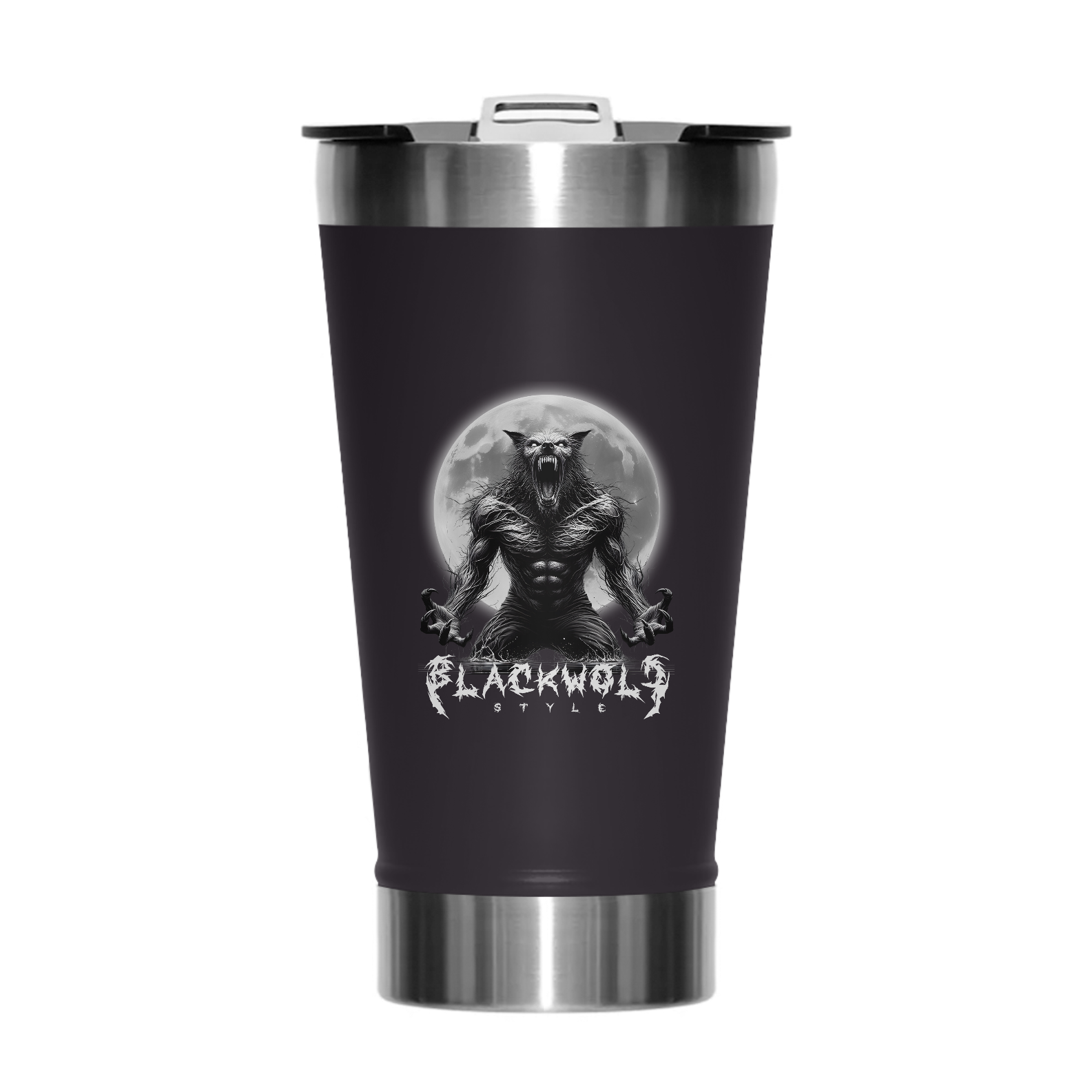 Copo Térmico - Black Wolf Style (lobisomem)