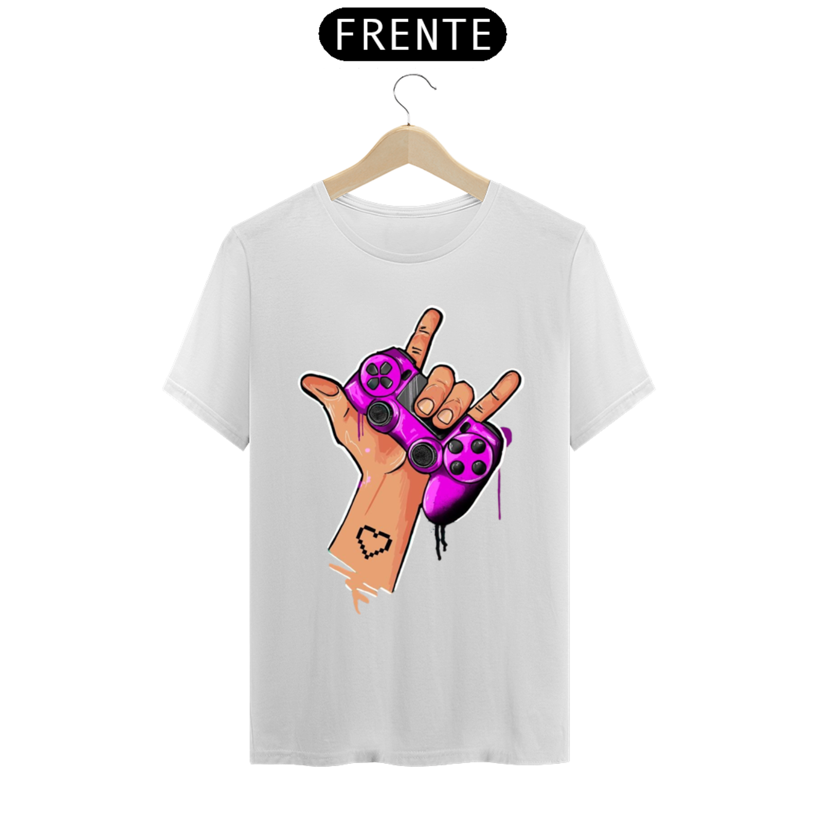 Nome do produto  Camiseta Controle