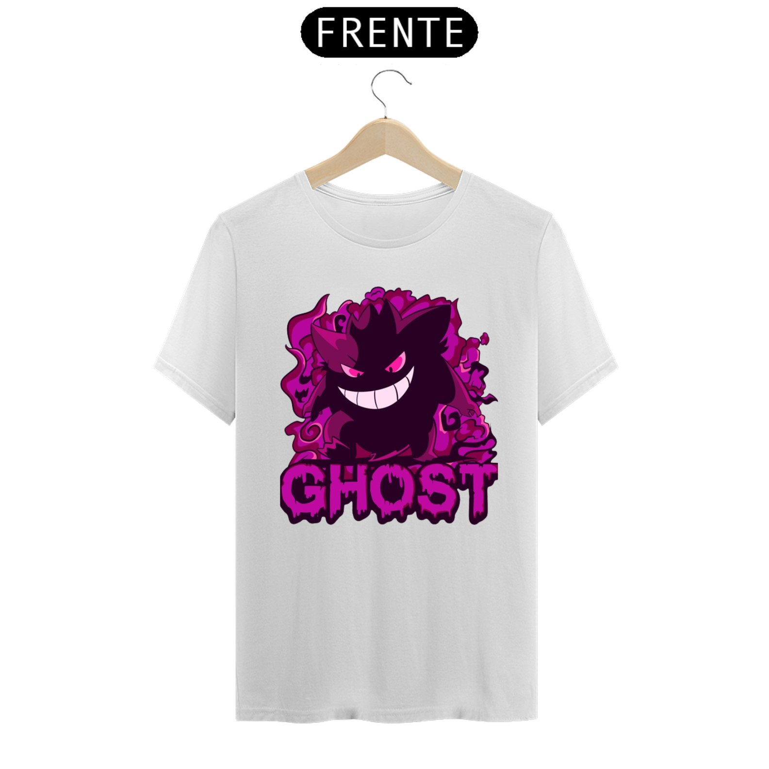 Nome do produto  Camiseta Gengar Pokemon
