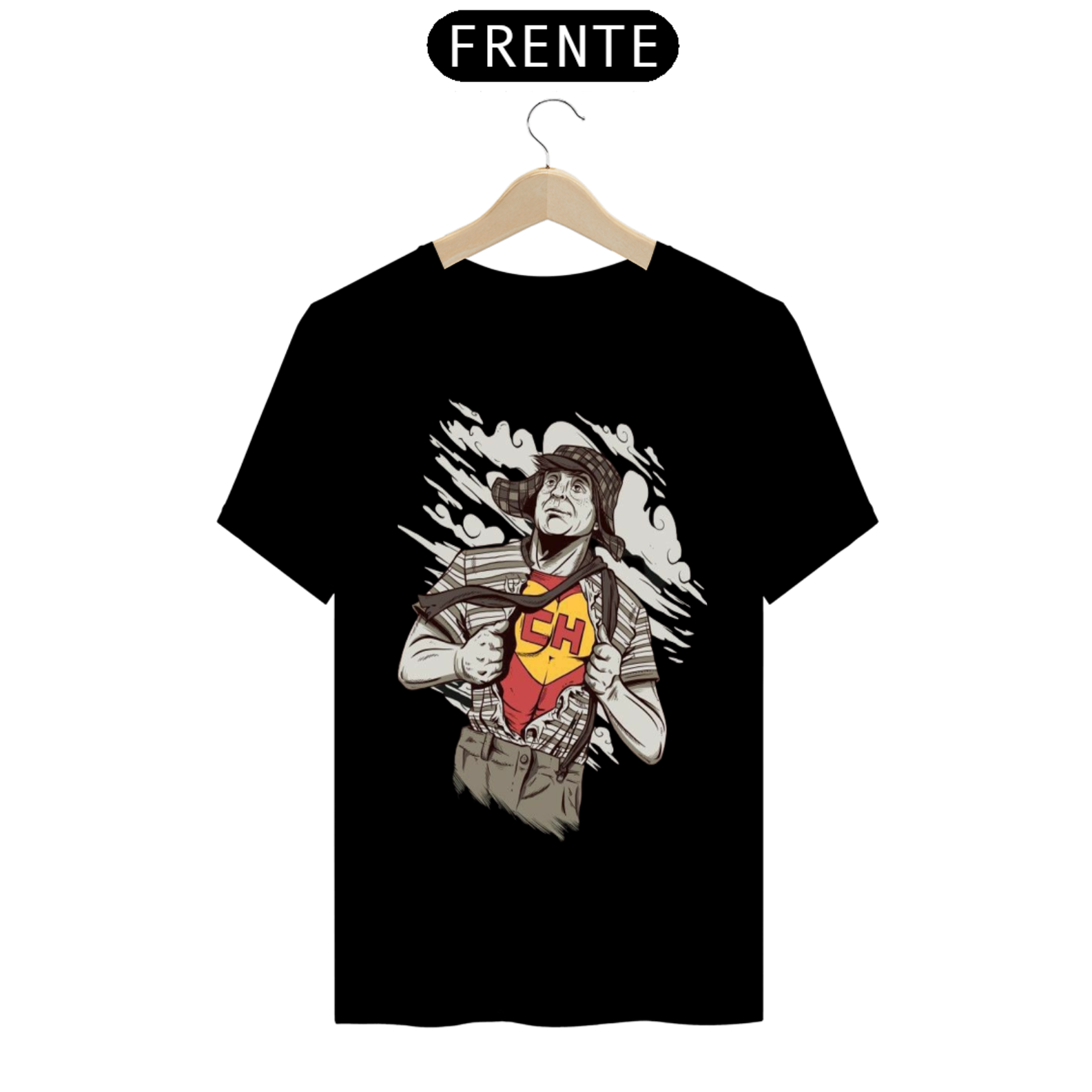 Nome do produto  Camiseta chave/chapolin