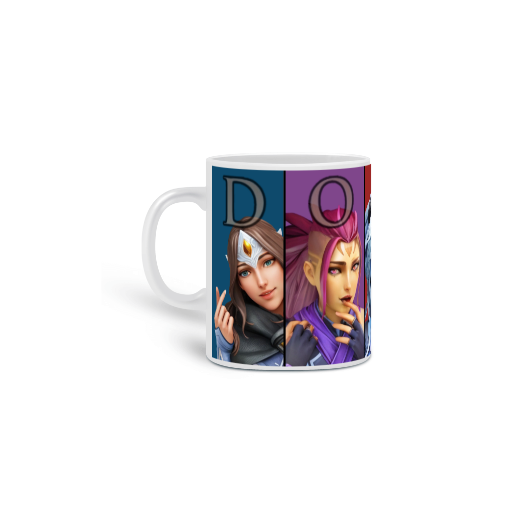 Caneca Mosaico III Dota 2