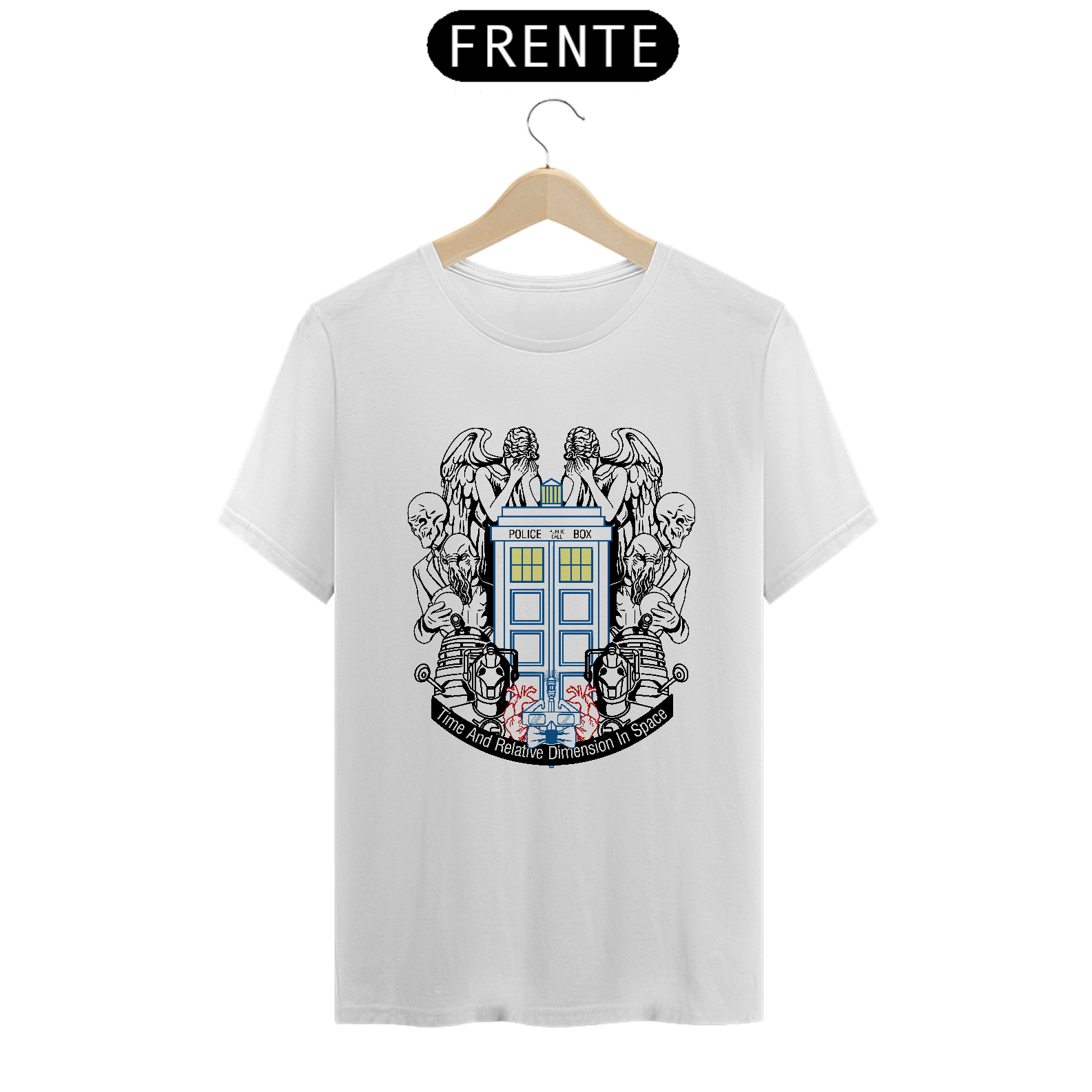 Camiseta Lord of time branca unissex