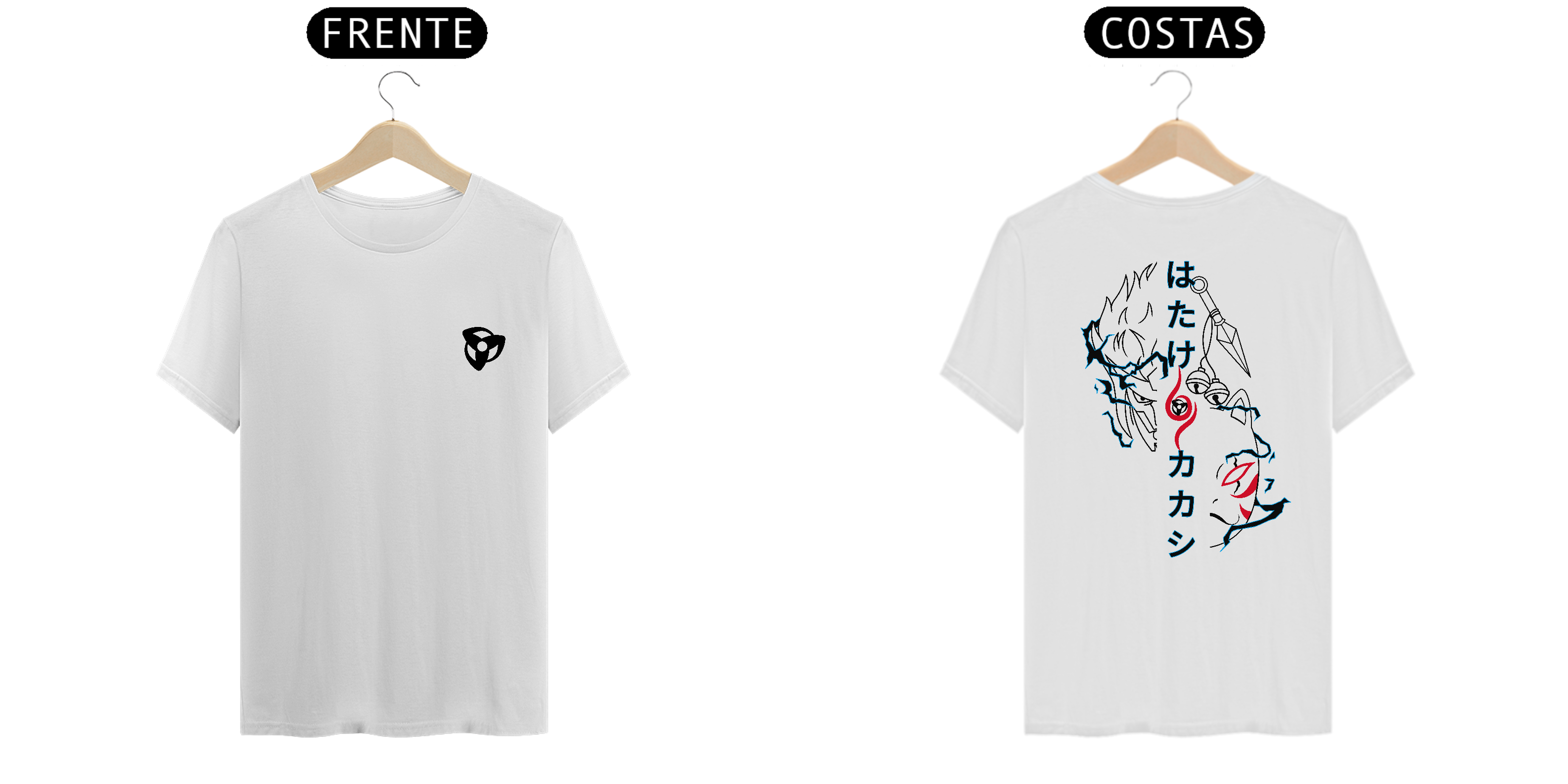 Camiseta Copy ninja branca unissex