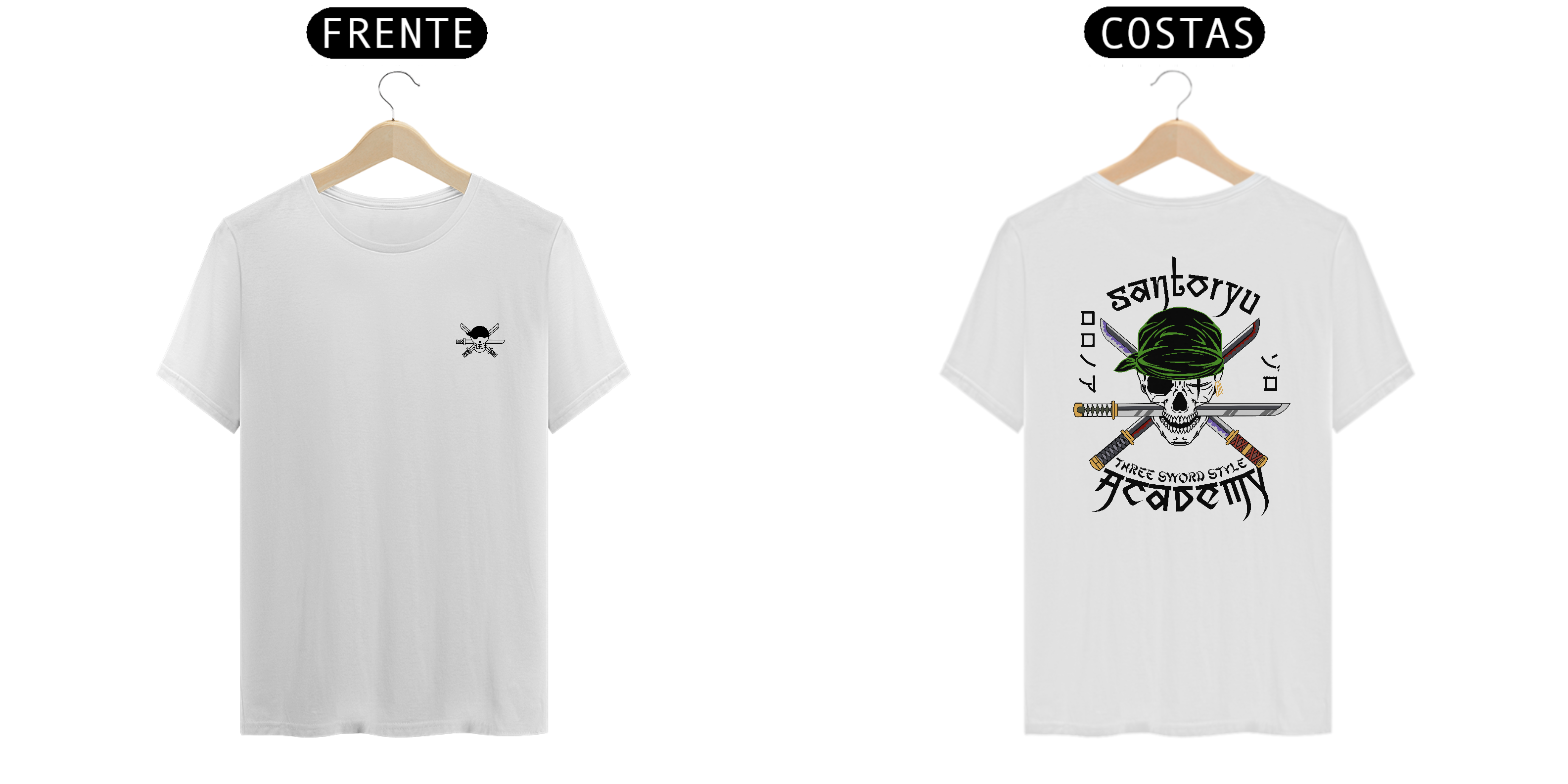 Camiseta Santoryu preta unissex