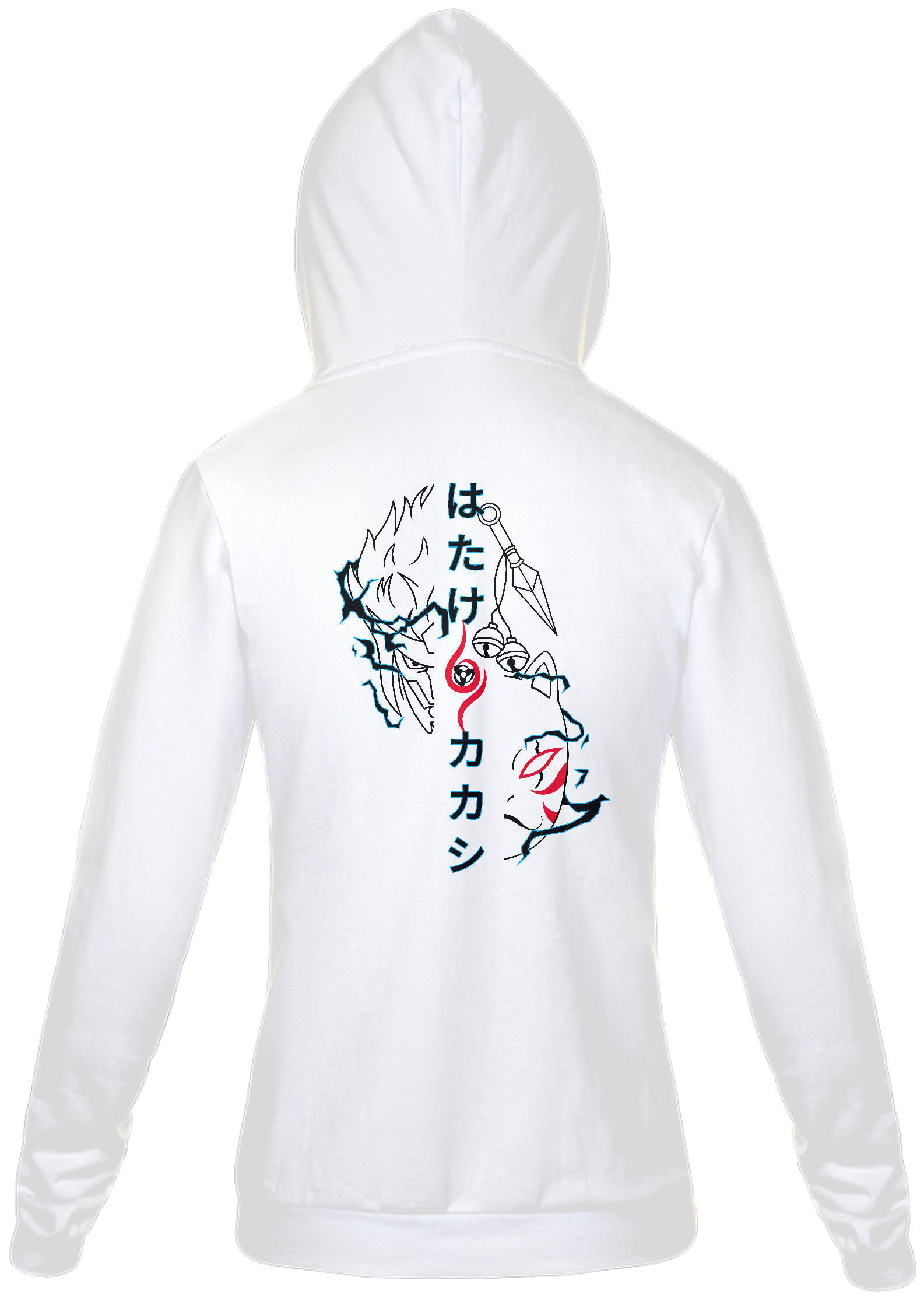 Nome do produto: Moletom copy ninja branco com zíper unissex