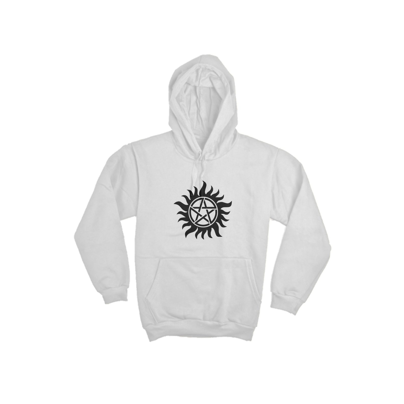 Moletom canguru anti-possessão Supernatural White