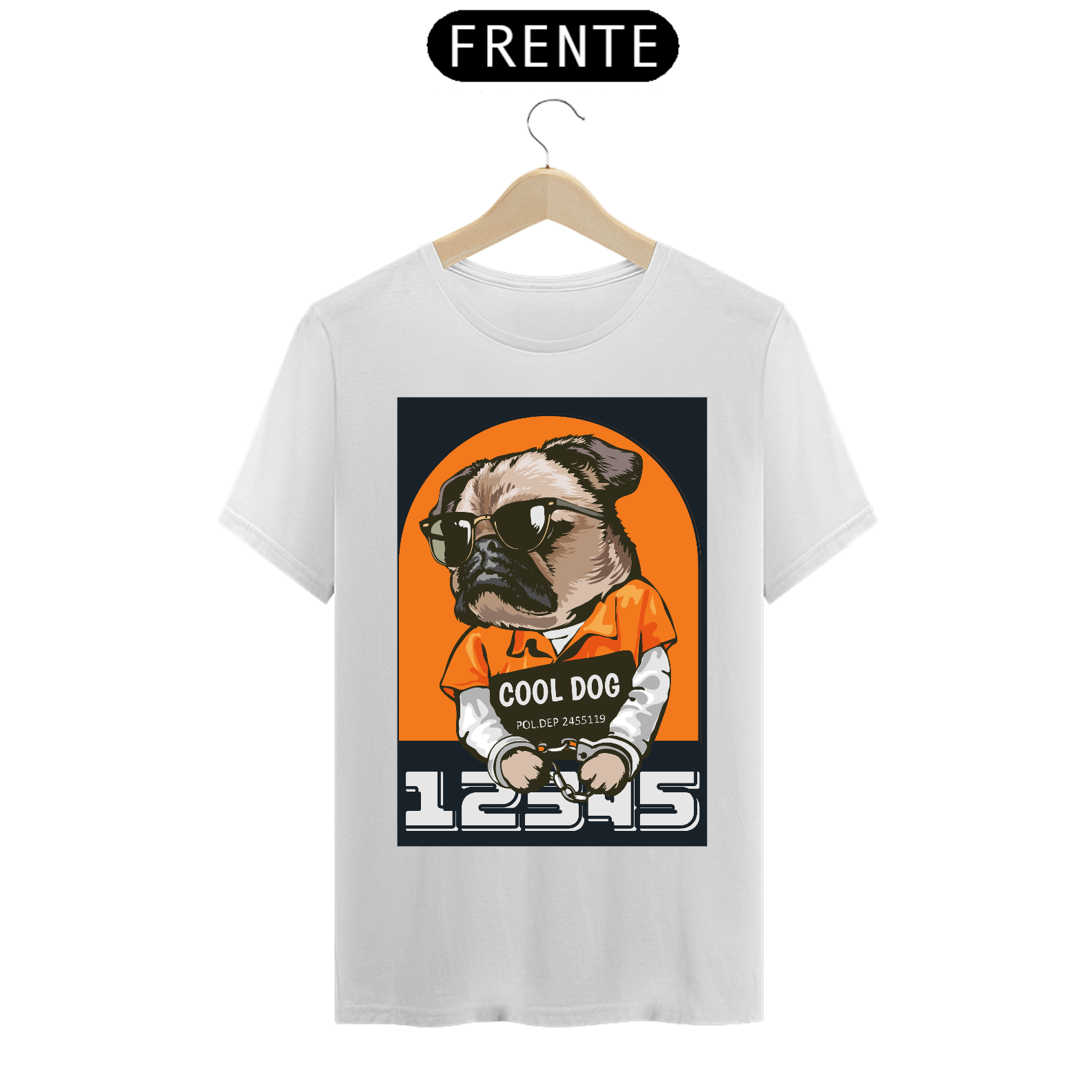 Nome do produto  Camiseta - Dog Cool