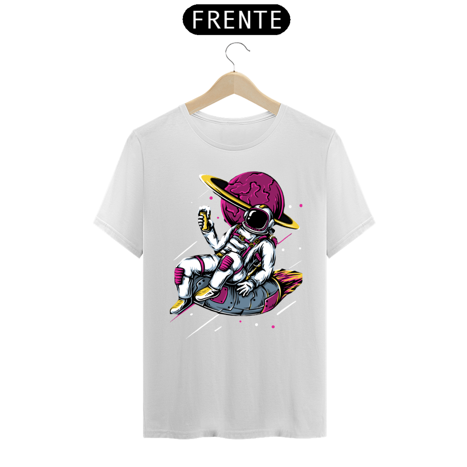 Nome do produto  Camiseta - Astronauta