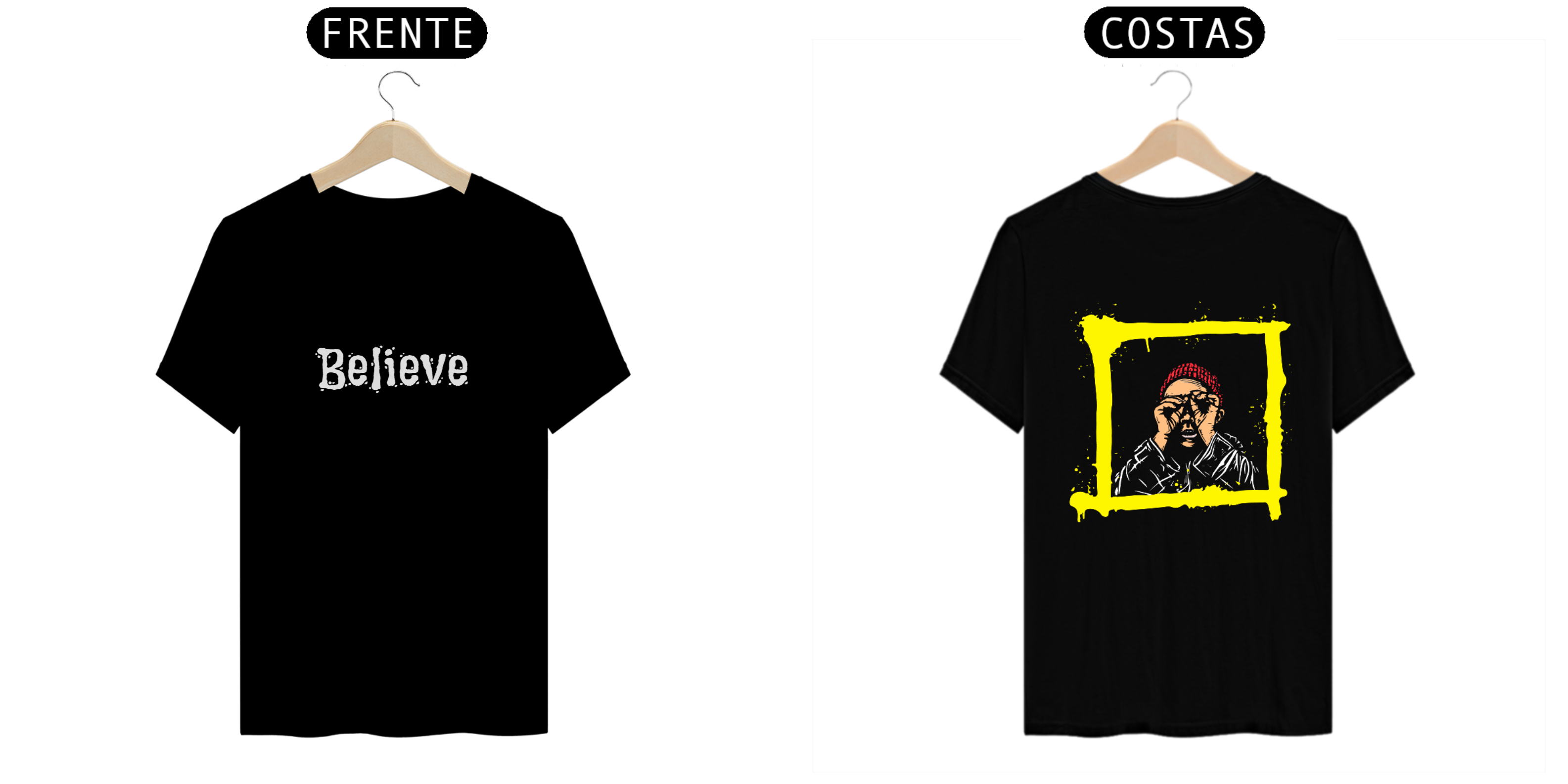 Nome do produto  Camiseta - Believe