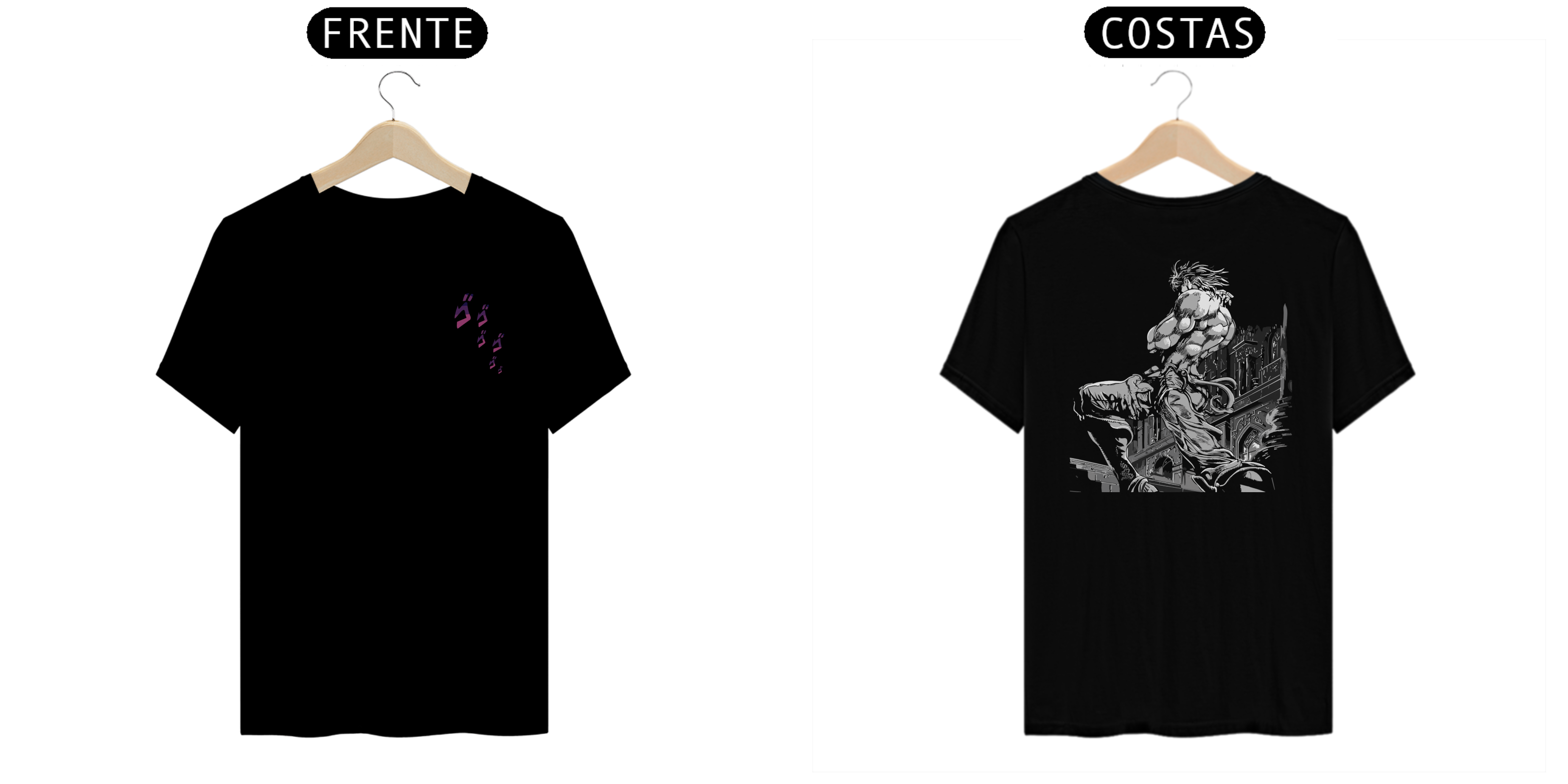 Nome do produto: Camiseta JOJO\'s Dio mangá