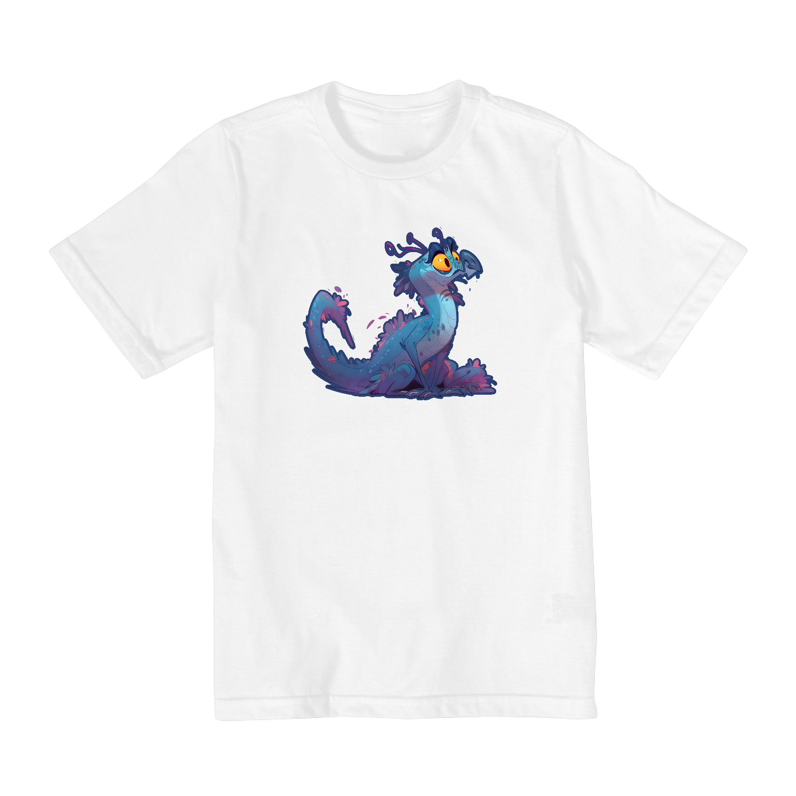 BLUE BABY DRAGON CAMISETA INFANTIL DE 2 A8 ANOS