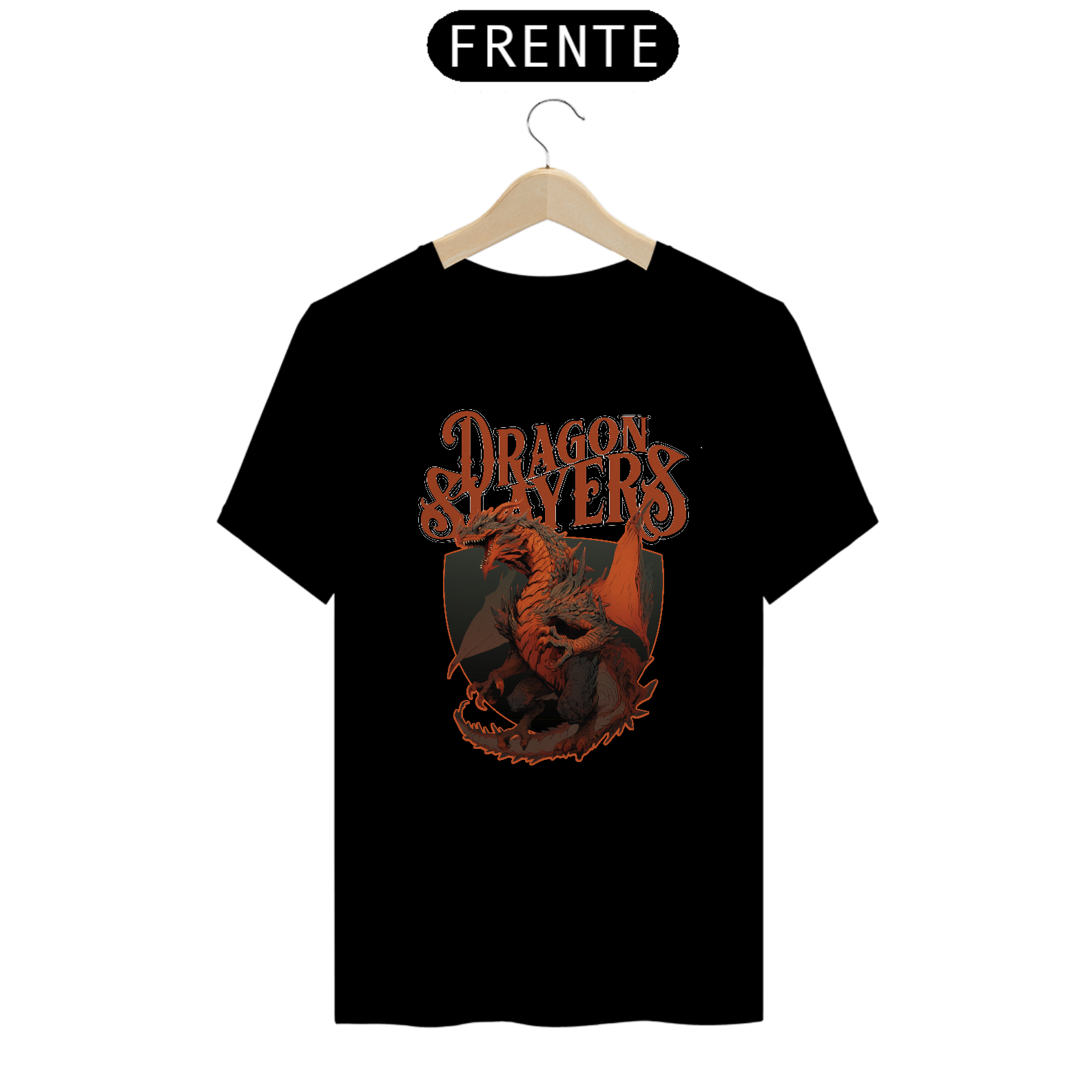 DRAGON SLAYER LARANJA T-SHIRT CLASSIC