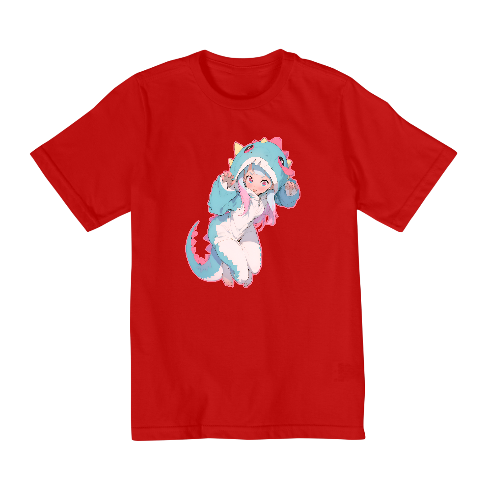 OLHA A DRAGÃOZINHA CAMISETA INFANTIL DE 10 A 14 ANOS