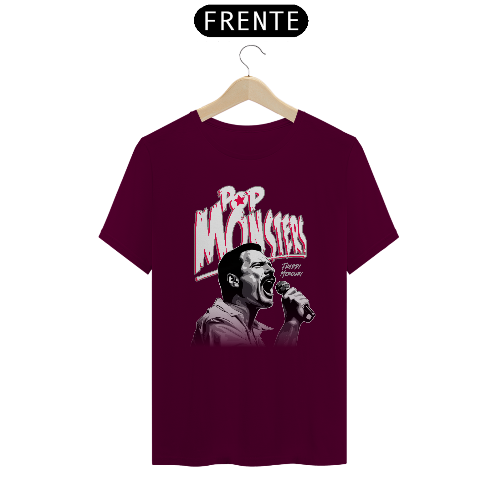 FREDDY MERCURY COLEÇÃO POP MONSTERS T-SHIRT CLASSIC