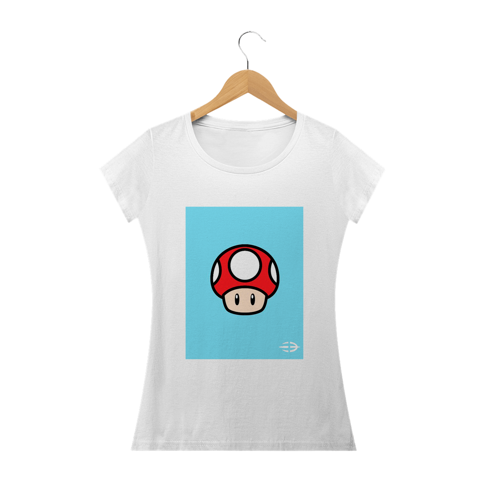Camiseta Feminina Cogumelo Super Mario - Atena™
