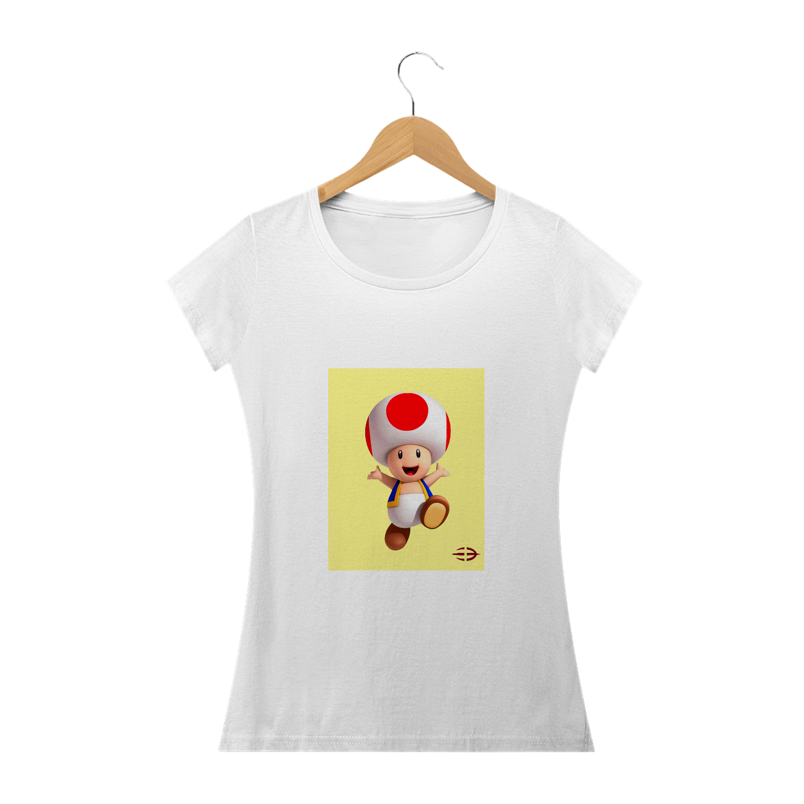 Camiseta Feminina Baby Mushroom Super Mario - Atena™