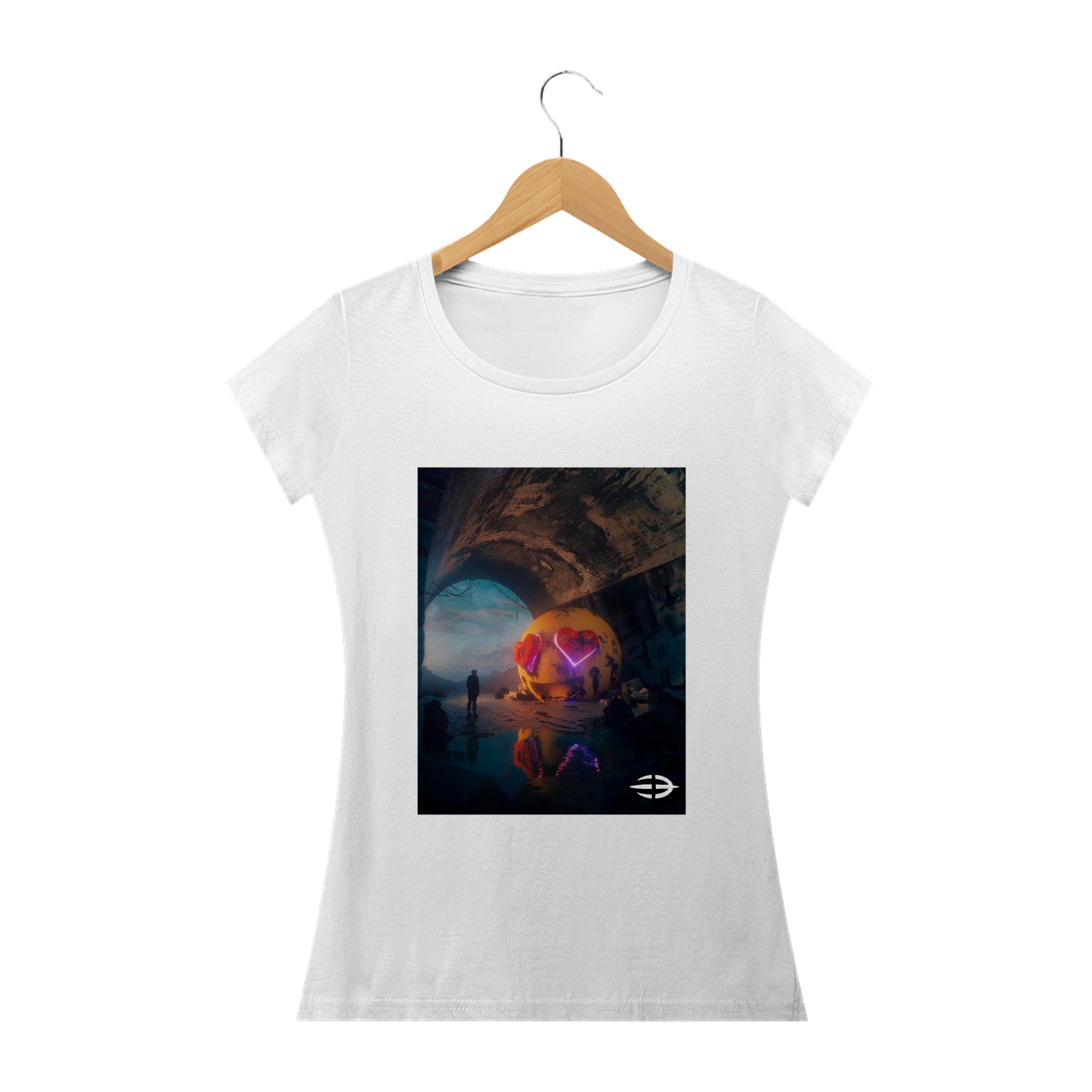 Camiseta Feminina Abandoned Emoji - Atena™