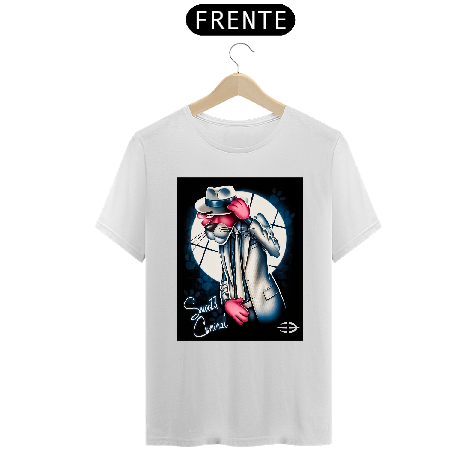 Camiseta Masculina Pantera Cor de Rosa - Atena™