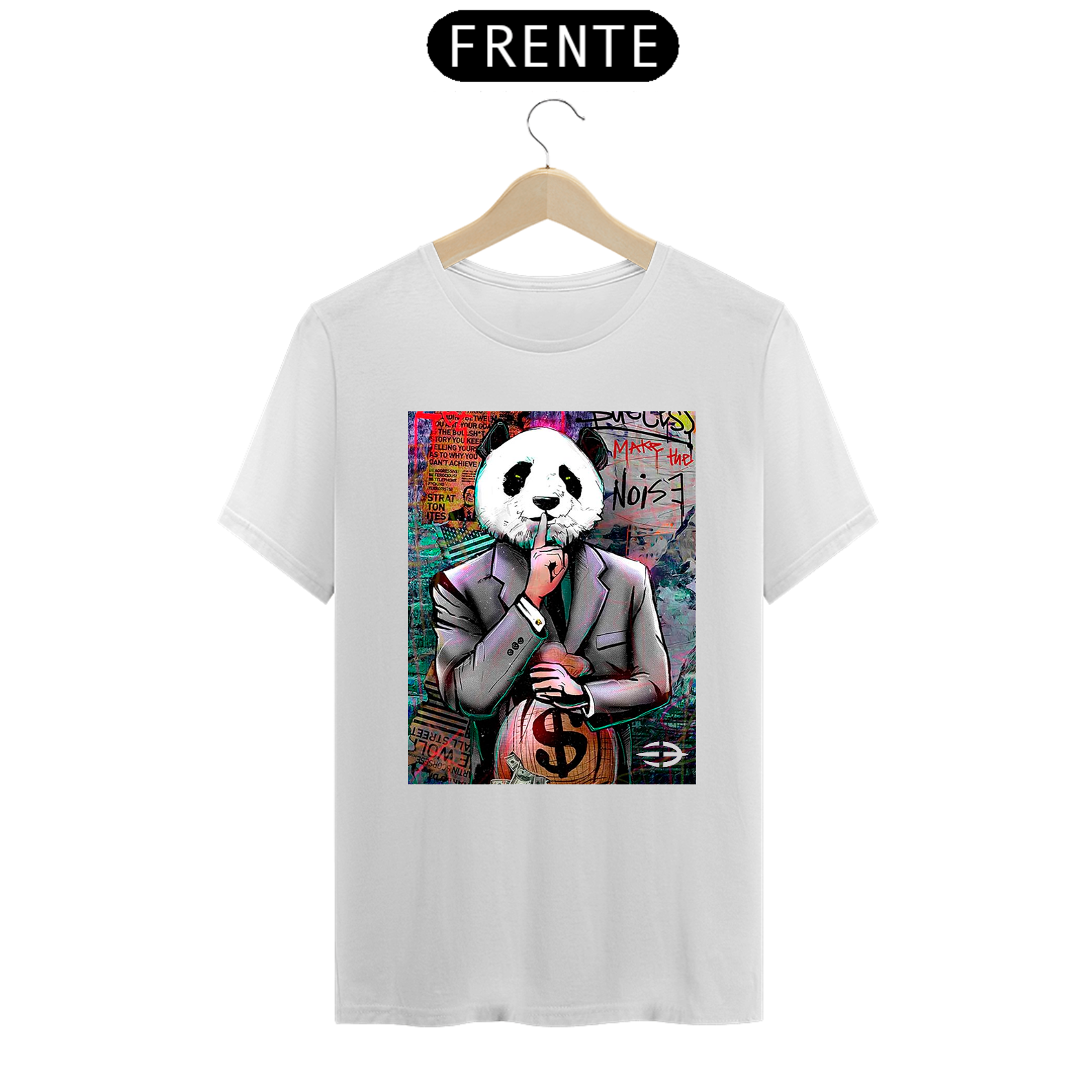 Camiseta Masculina Rich Panda - Atena™
