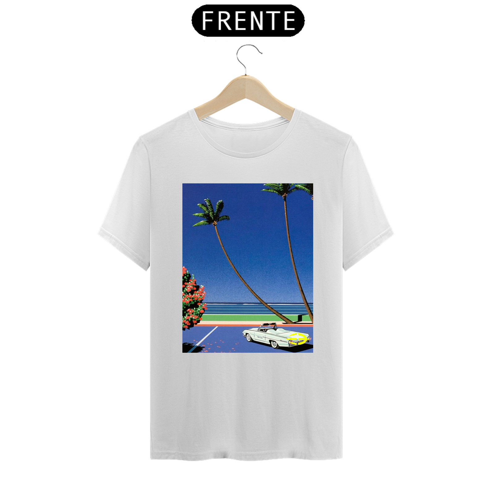 Camiseta Masculina Lowrider on The Beach - Atena™