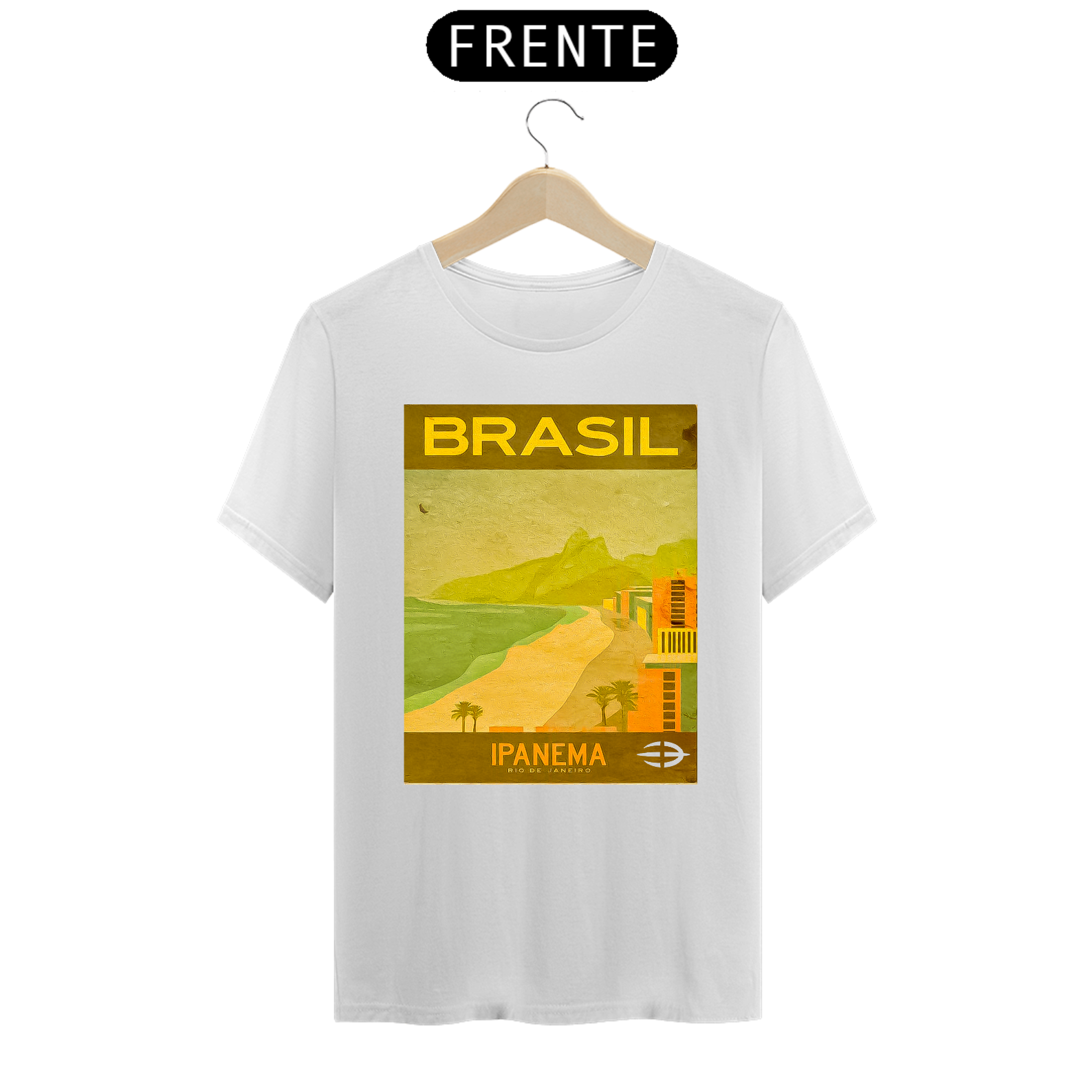 Camiseta Masculina Ipanema Ultra Vintage - Atena™