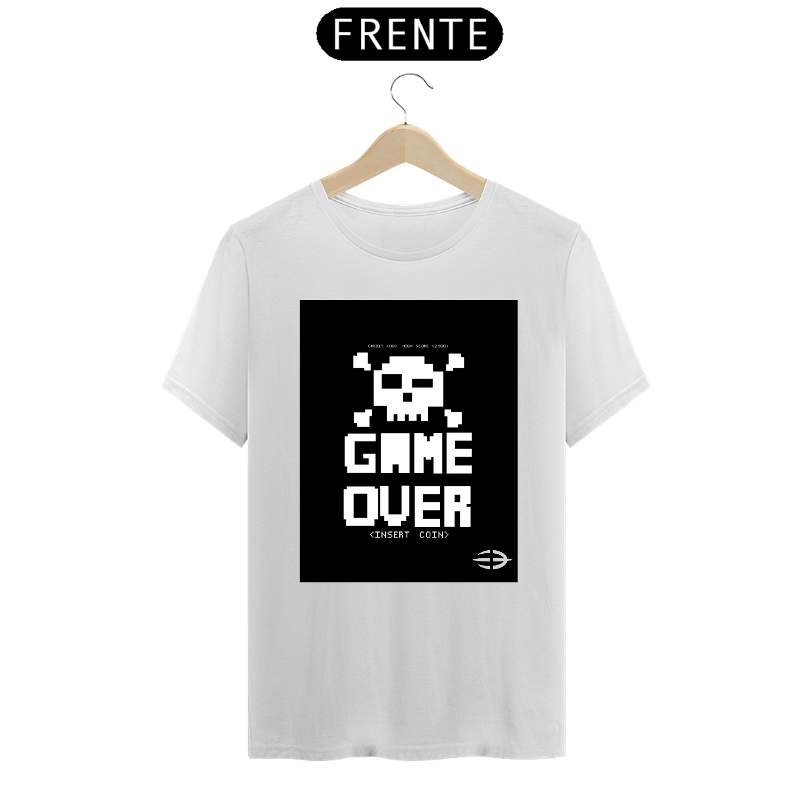 Camiseta Masculina Game Over - Atena™