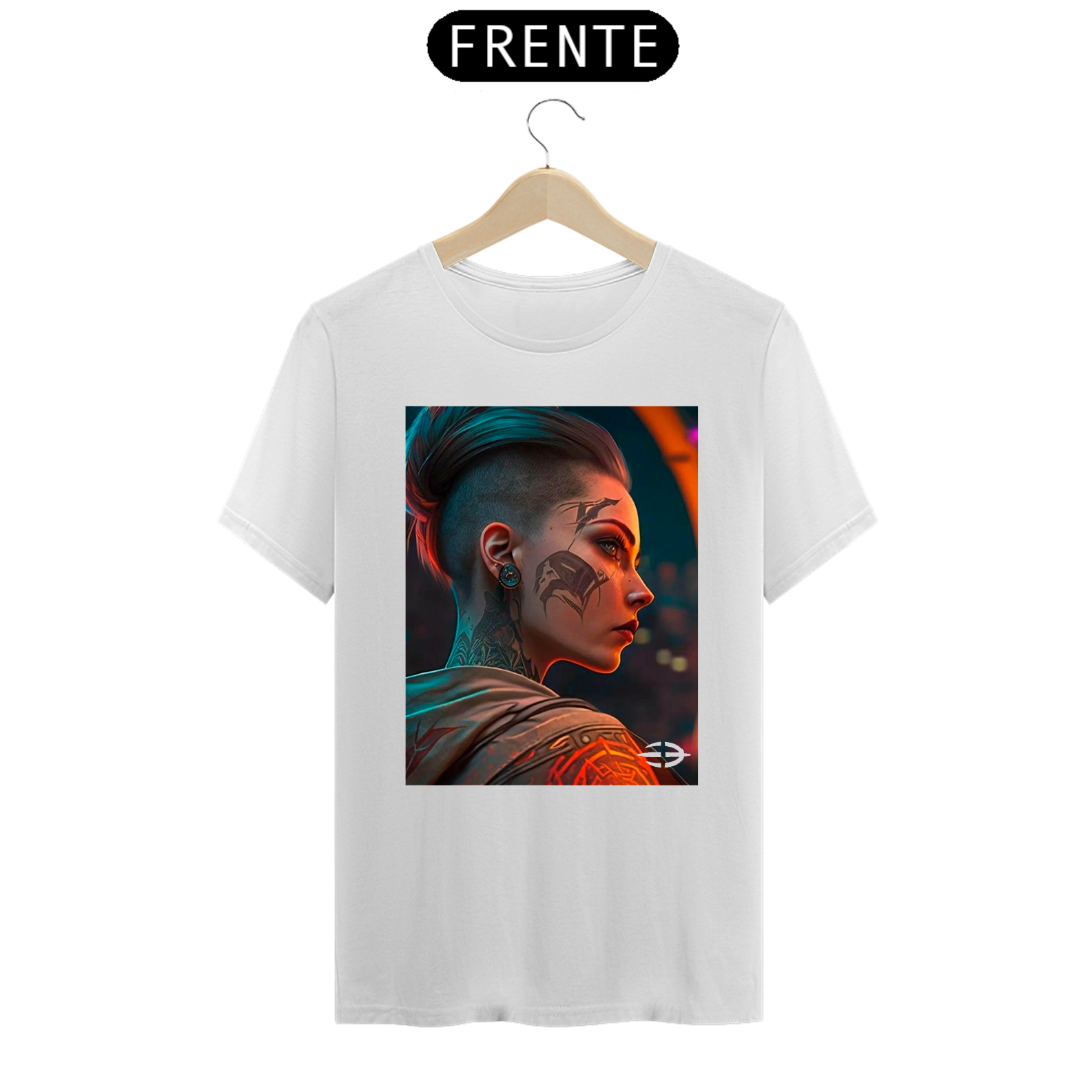 Camiseta Unissex Cyberpunk Woman - Atena™