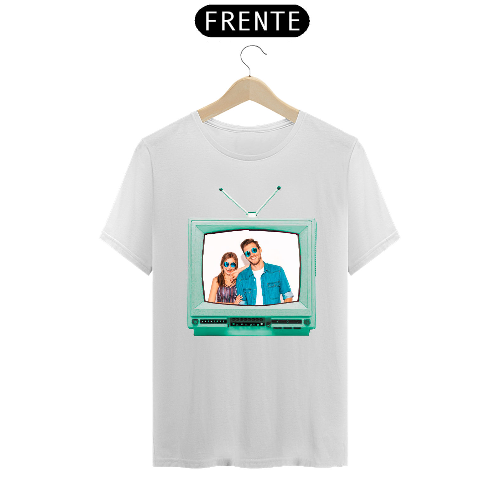 Camiseta Unissex Personalizada TV (1 Foto)  - Atena™