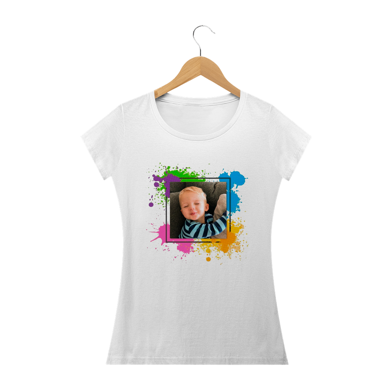 Camiseta Feminina Personalizada Quadro - Atena™