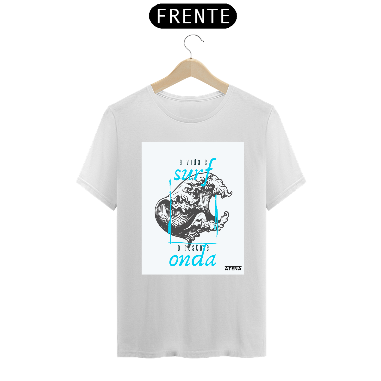 Camiseta Masculina Surf- Atena™
