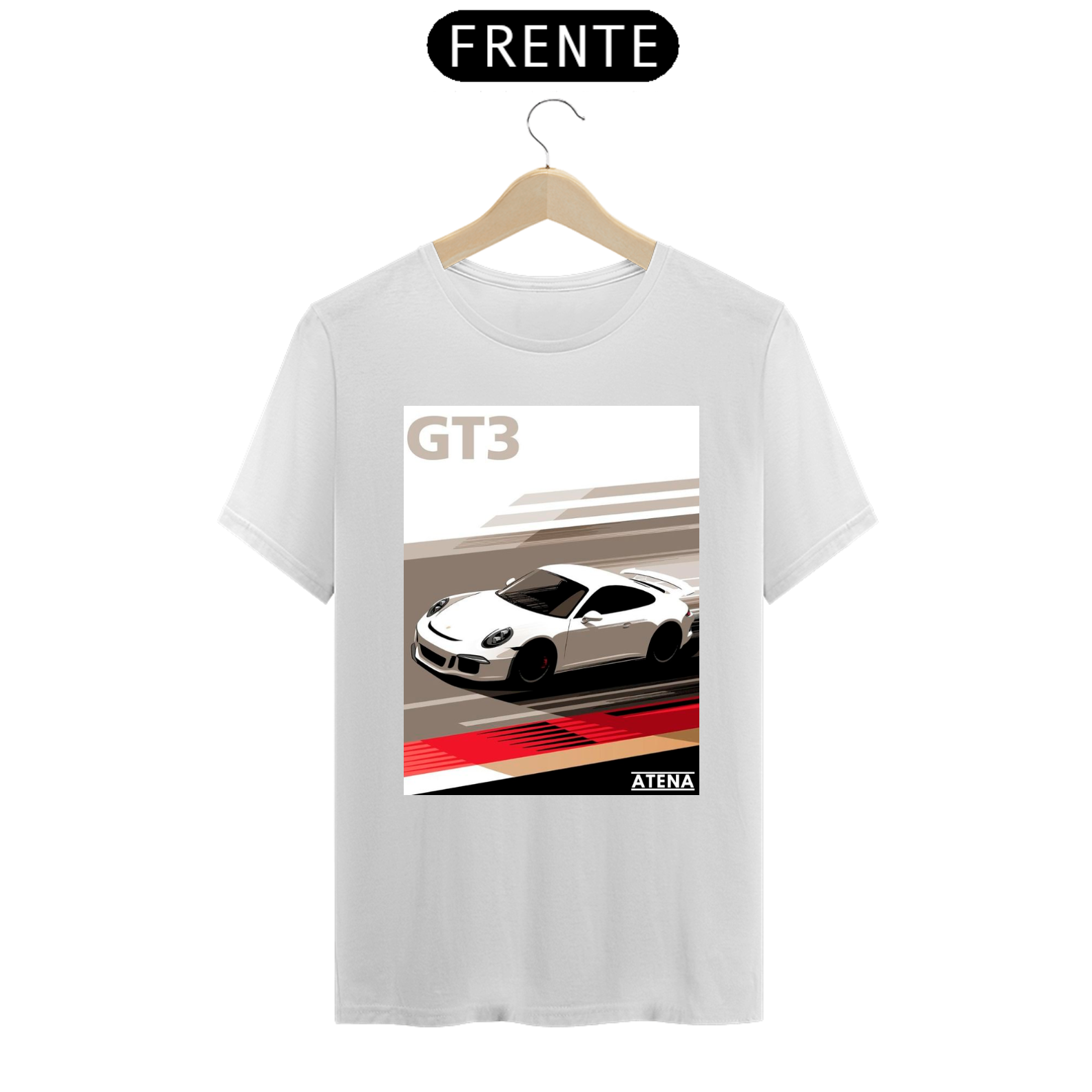 Camiseta Masculina Porsche 911 GT3 - Atena™