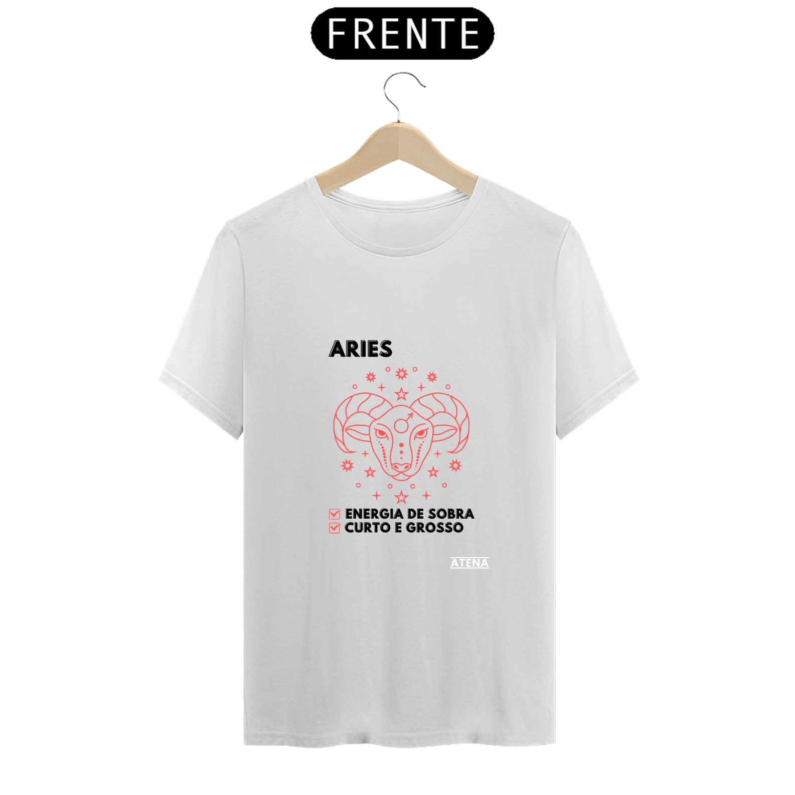 Camiseta Unissex Signo Aries - Atena™ 